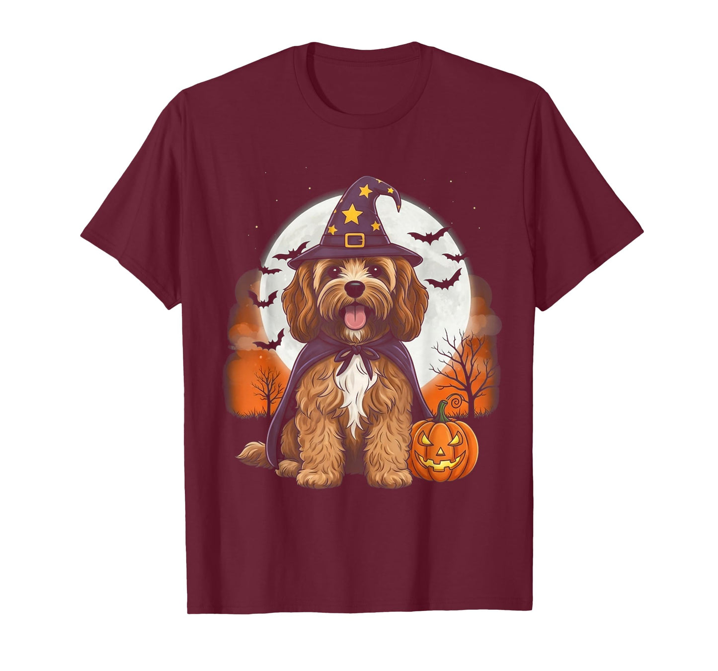 Cute Cavapoo Dog Halloween Costume Toddler Kids Men Women T-Shirt