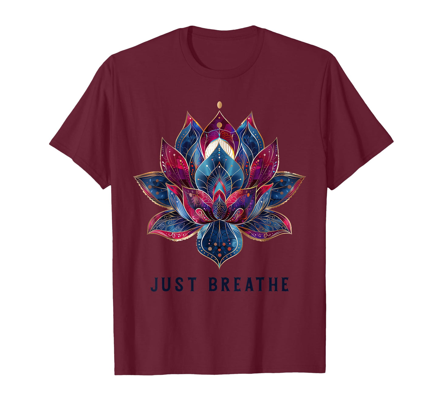 Yoga Lotus Flower Zen Buddhism Buddhist Buddha Meditation T-Shirt