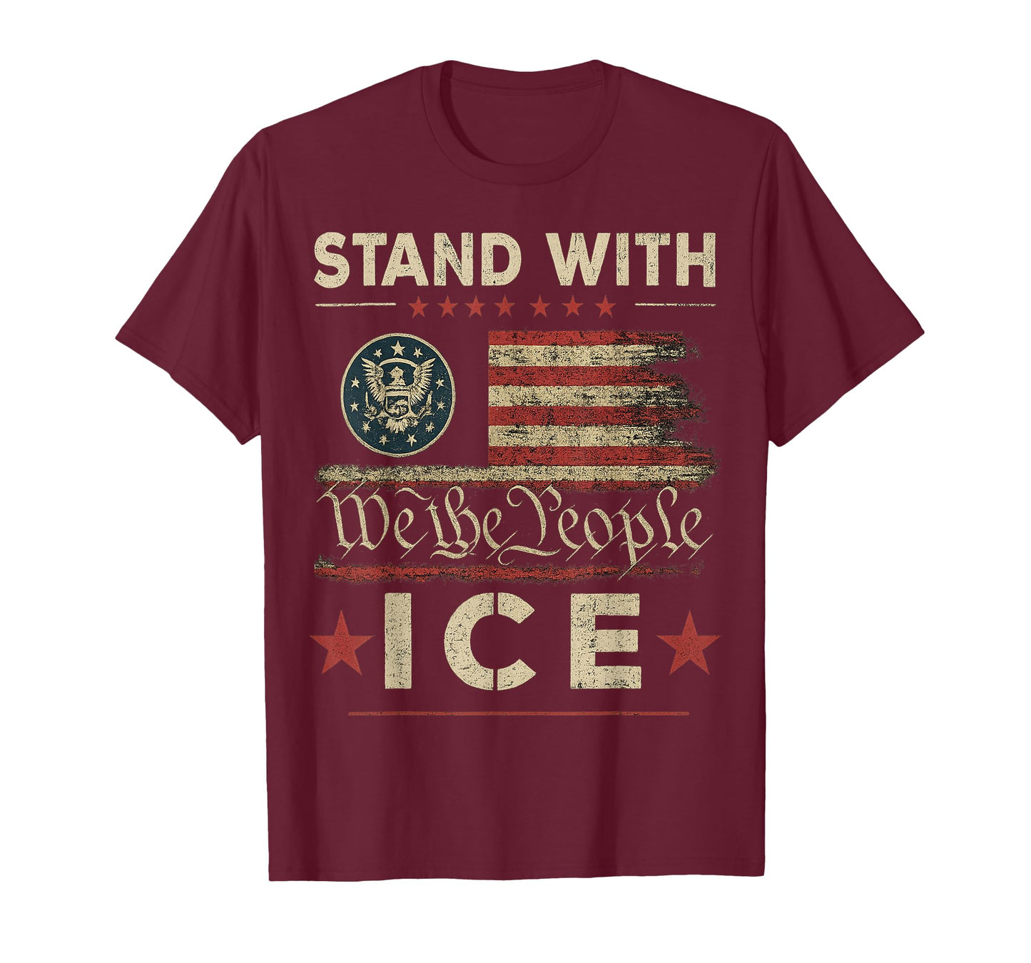 I Support ICE Vintage ICE Enjoy Deportation T-Shirt