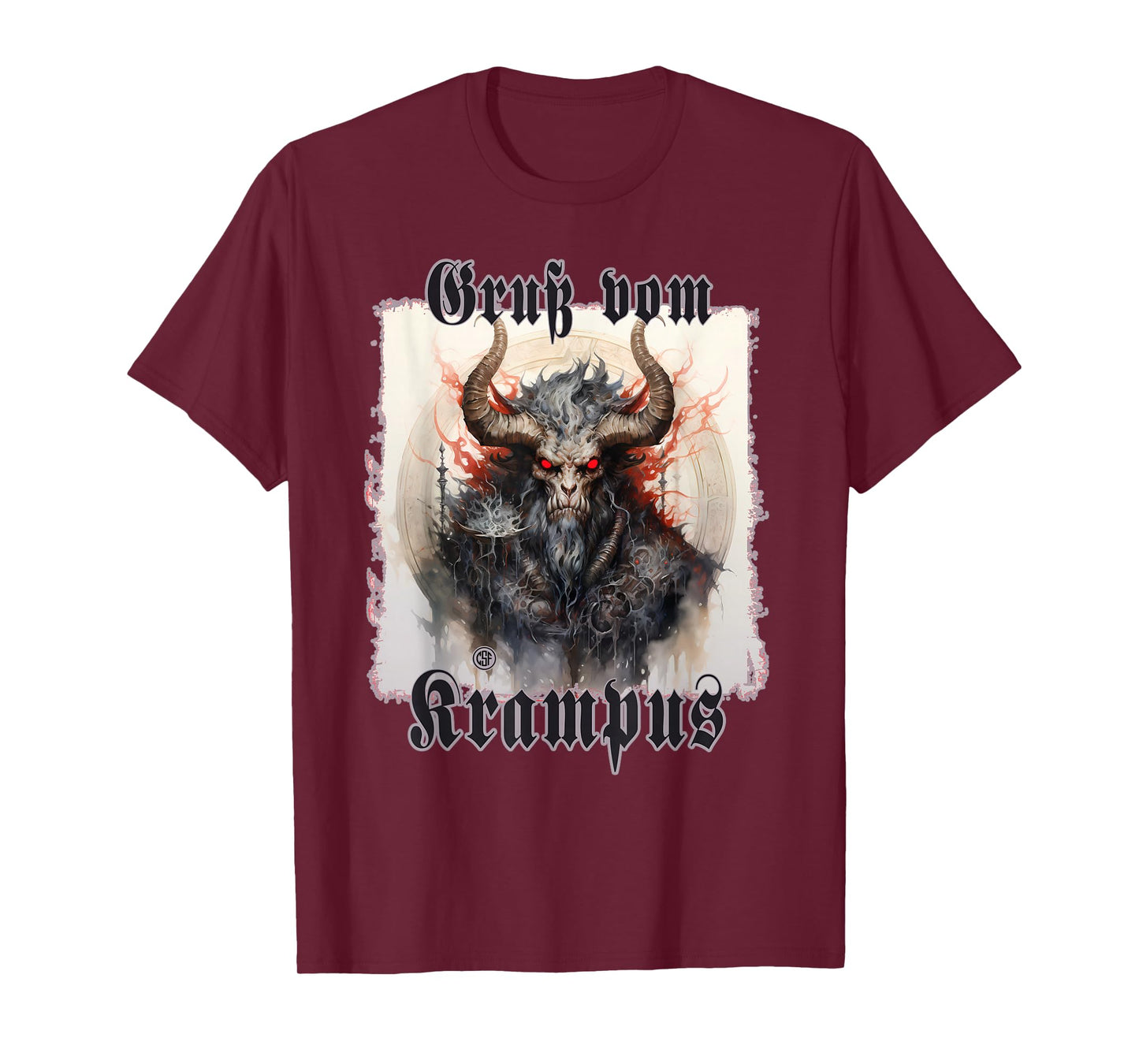 Greeting from Krampus Christmas Legend Figure T-Shirt