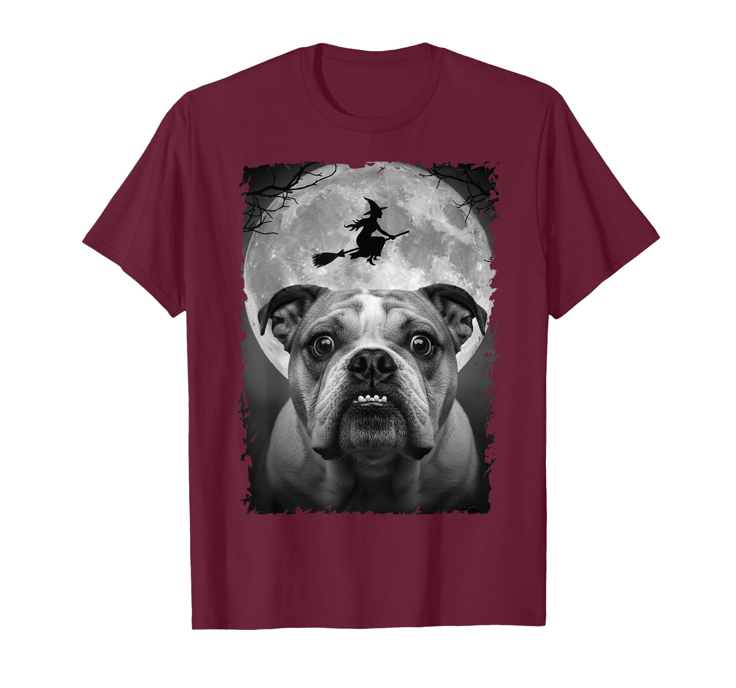 French Bulldog Halloween French Bulldog Witch Dog Mom T-Shirt