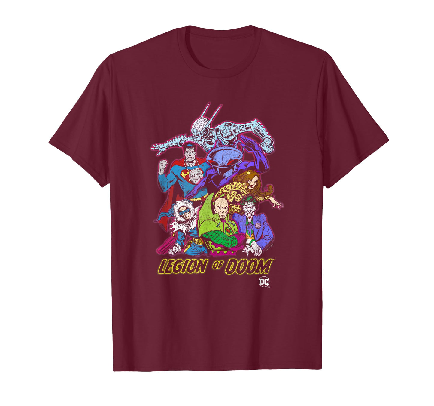 DC Comics Justice League Legion Of Doom Vintage Group Shot T-Shirt