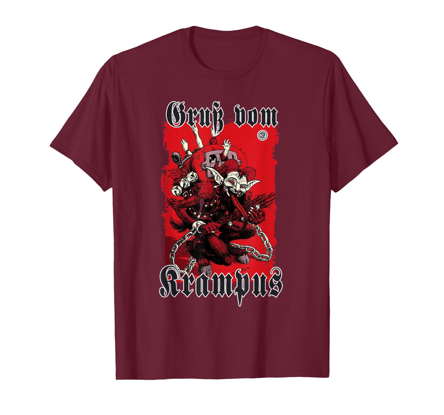 Greeting from Krampus Christmas Legend Figure T-Shirt