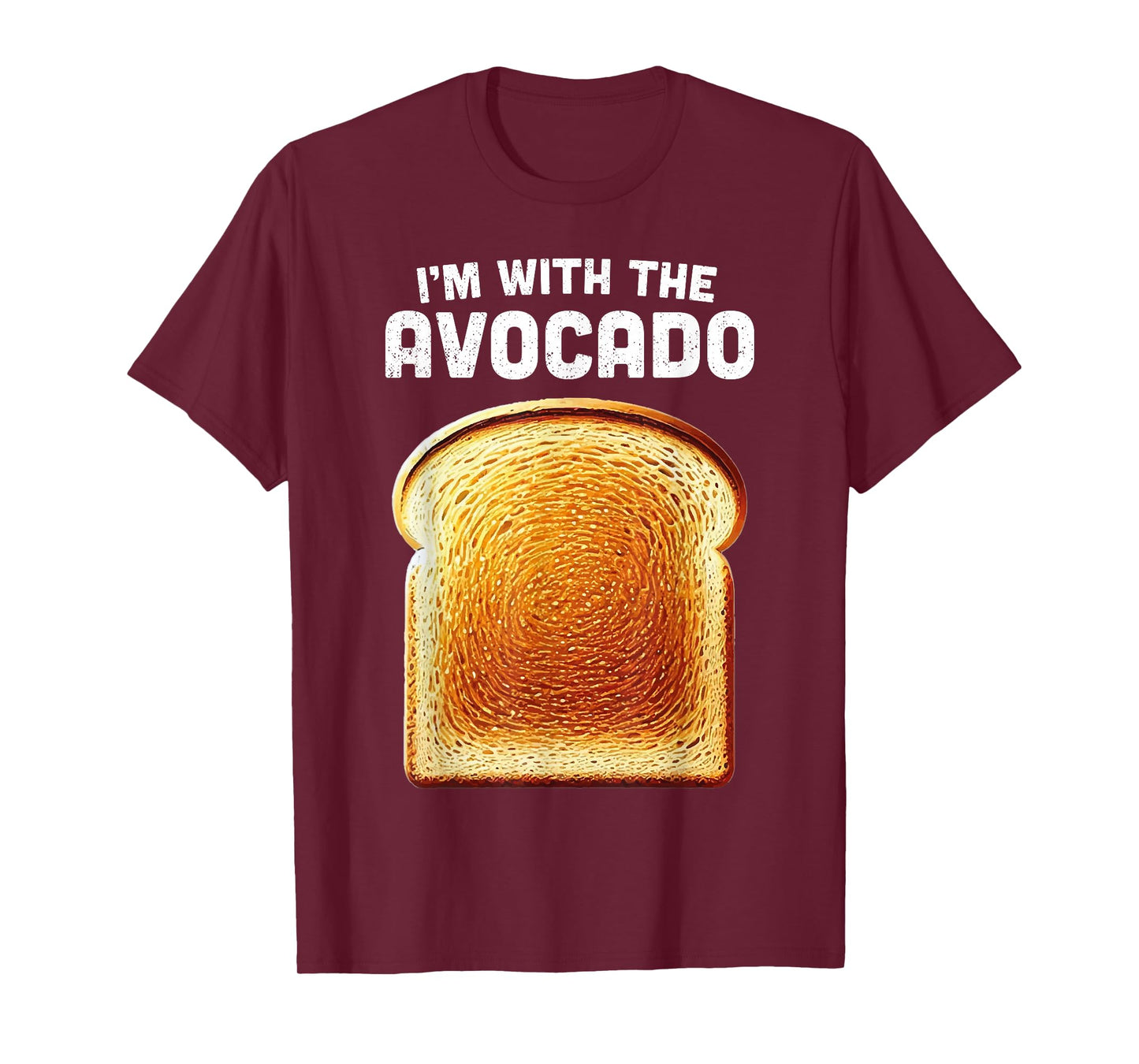 Im With Avocado Shirt Toast Matching Funny Halloween Costume T-Shirt