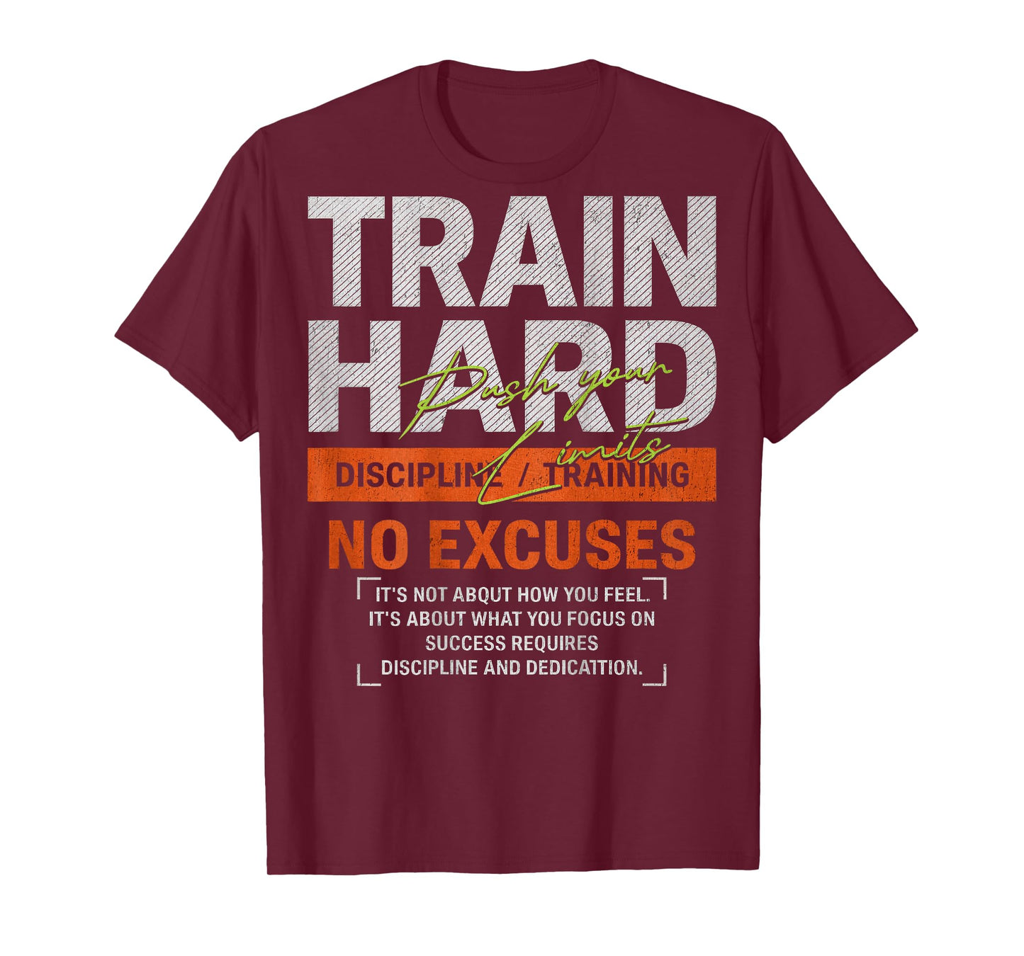 Fitness Quote Y2K Gym Training Back Print Yoga Sport Workout T-Shirt