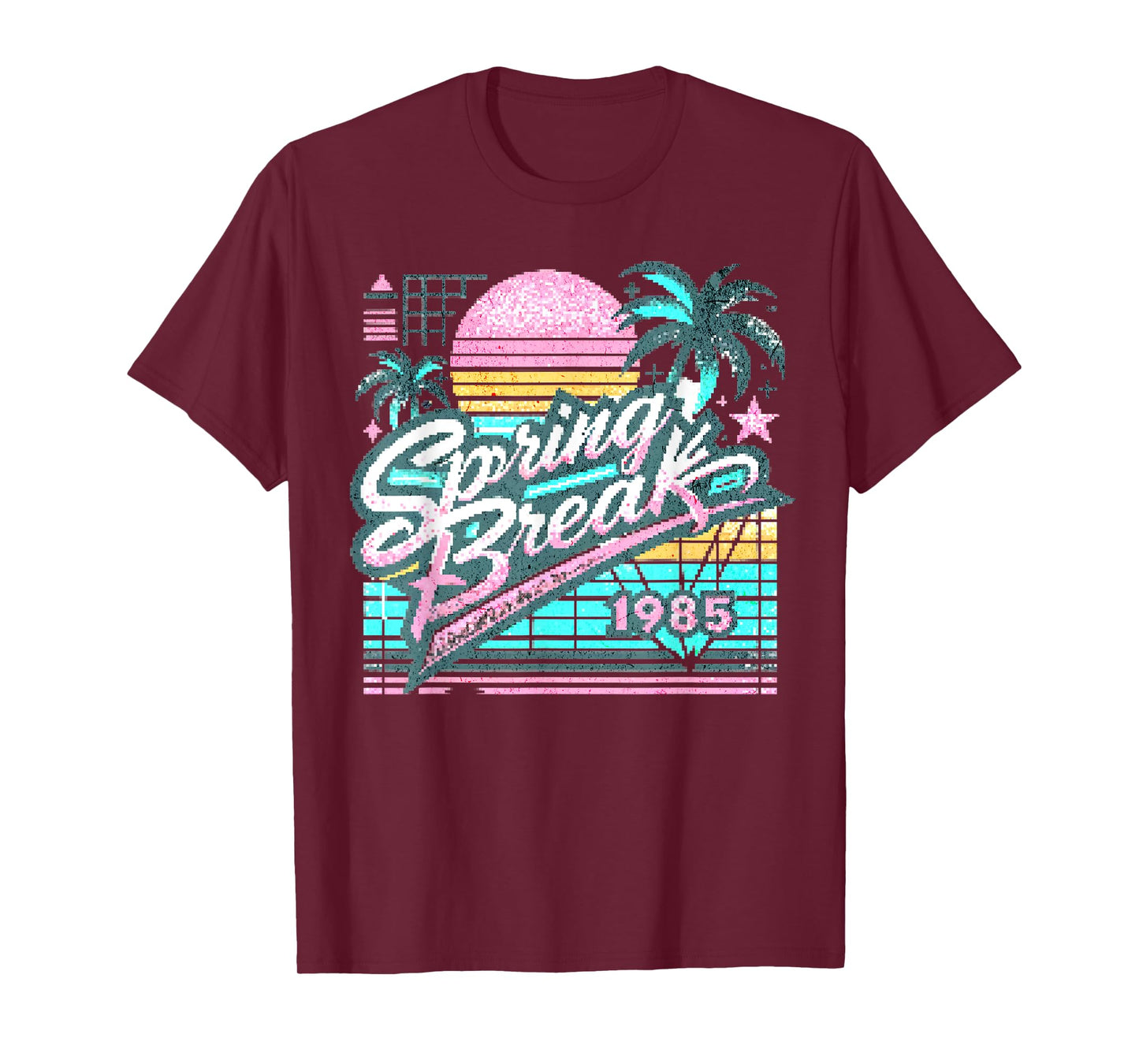 Spring Break 1985 80s Retro Party Wear T-Shirt