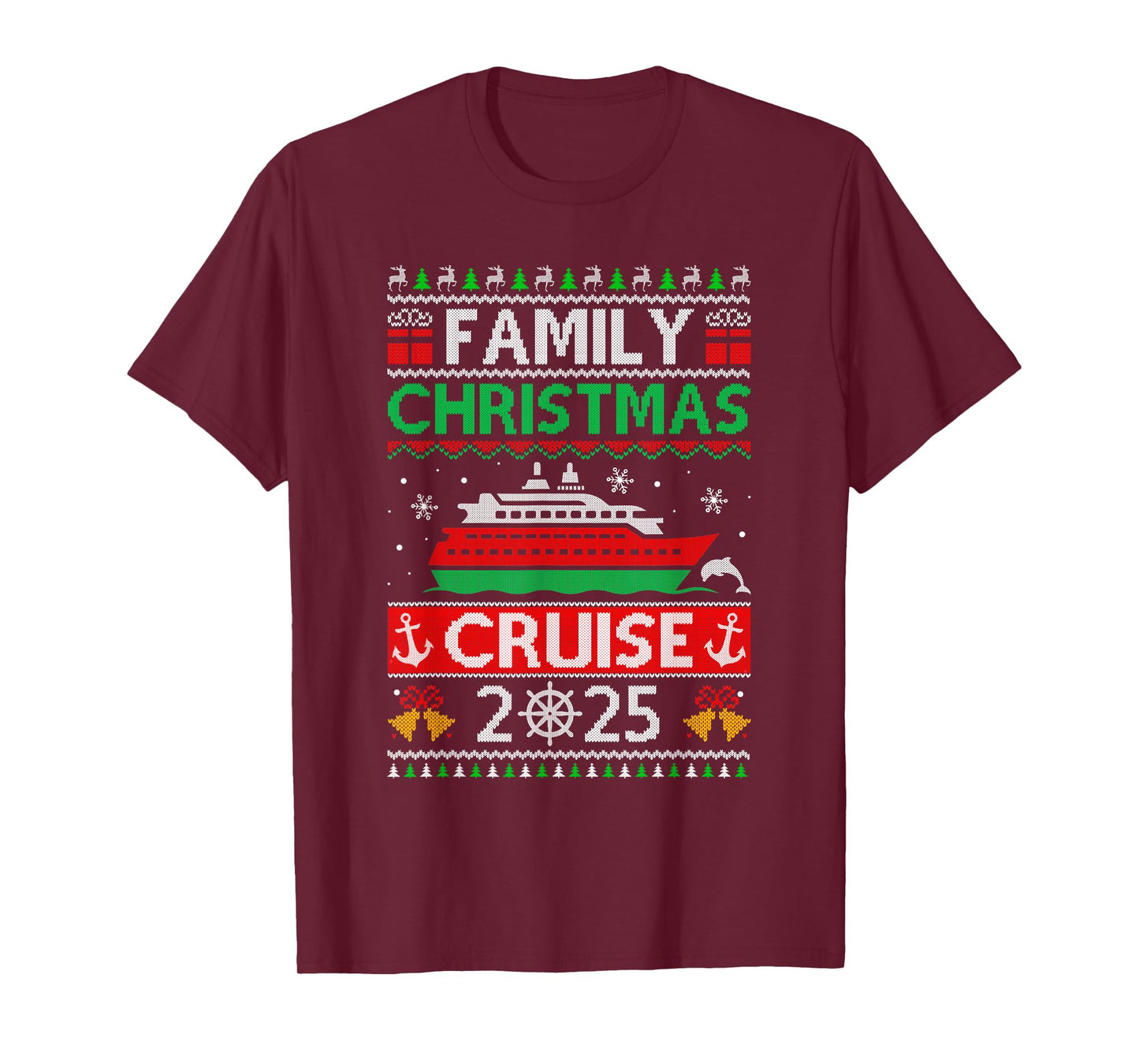 Family Christmas Cruise 2025 Family Cruise Squad Matching T-Shirt