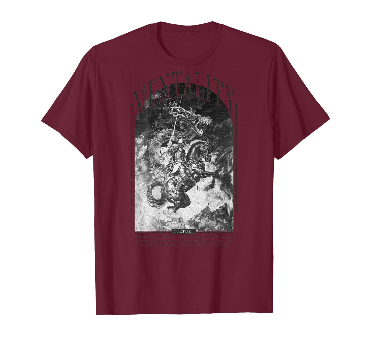 Hip Hop Vintage Hipster Edgy Urban Y2K Back Print Streetwear T-Shirt