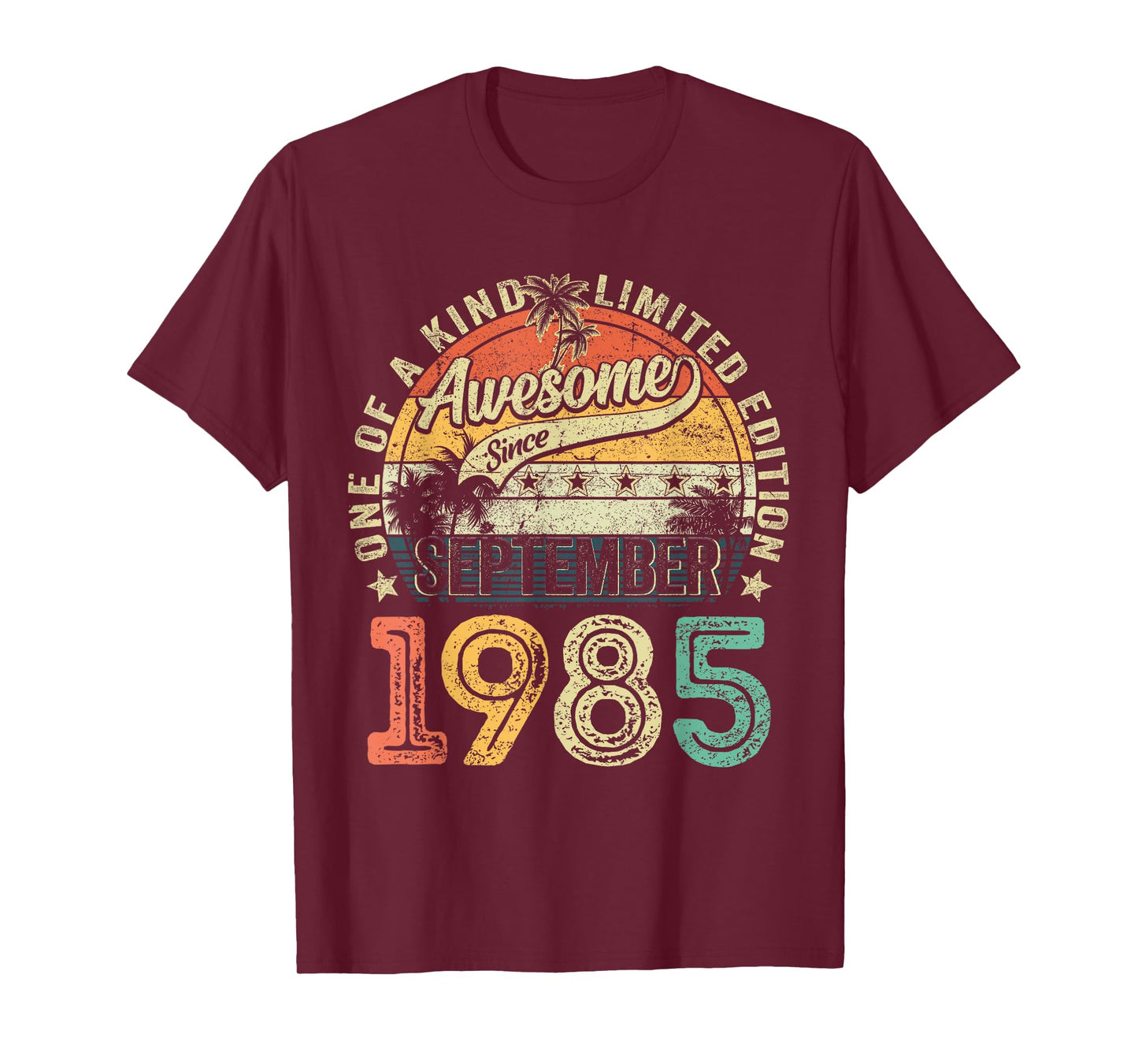 40 Years Old September 1985 40th Birthday Gifts Men Women T-Shirt