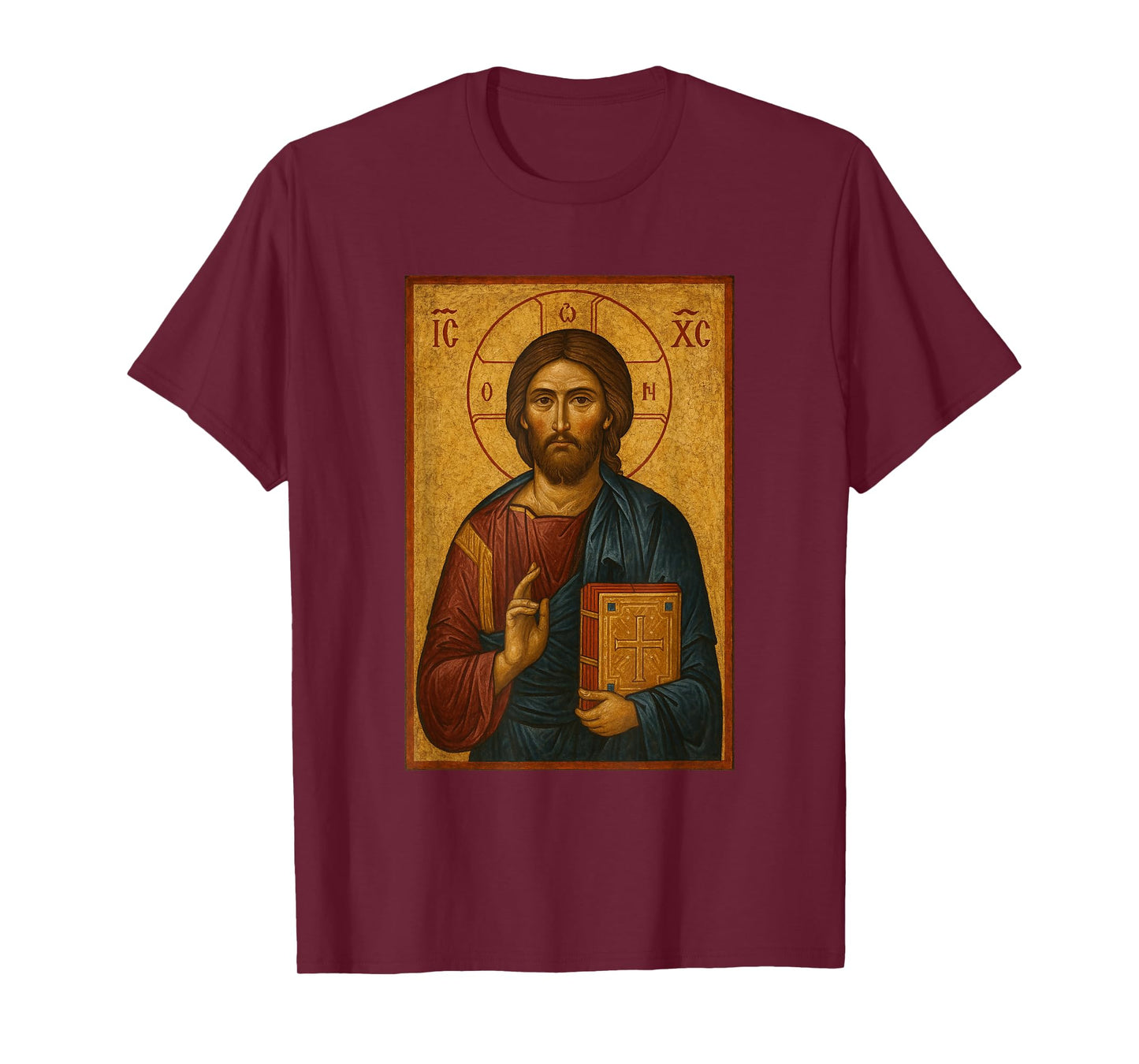 Christian Orthodox Jesus Christ Icon T-Shirt