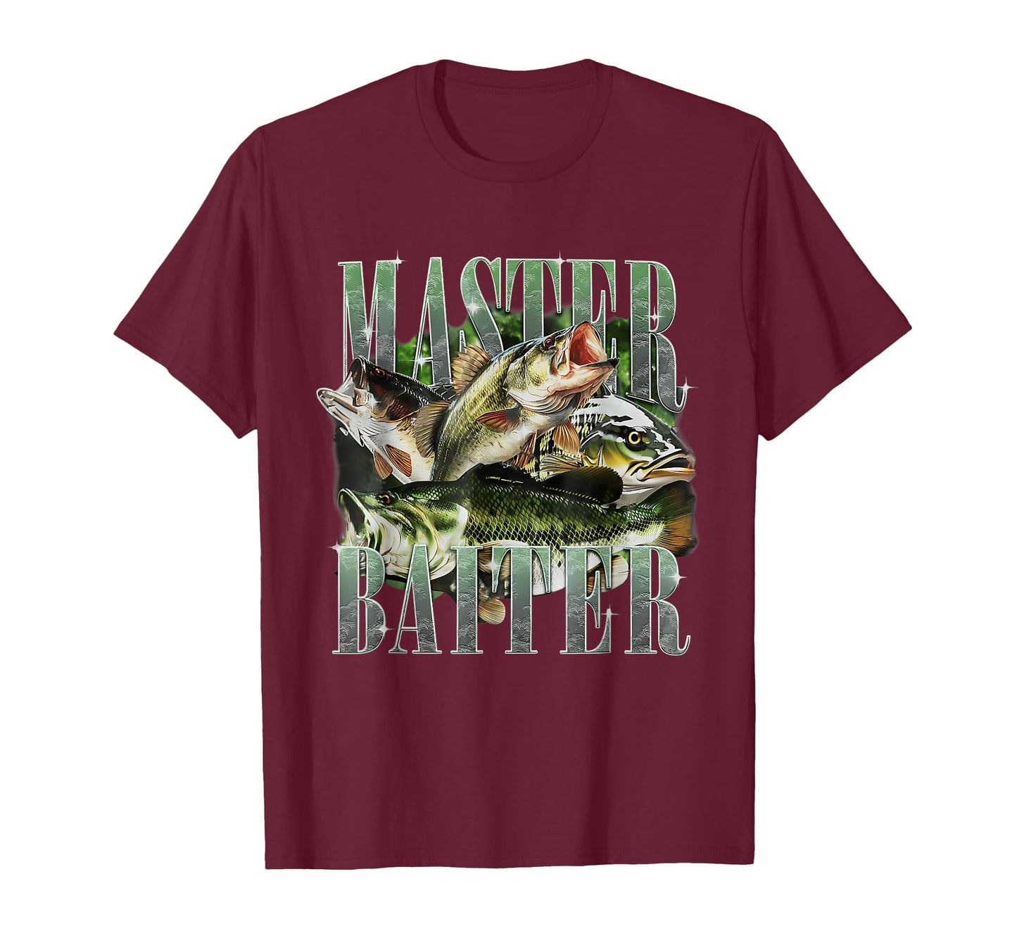 Master Baiter Vintage Bass Fishing Funny Fisherman T-Shirt
