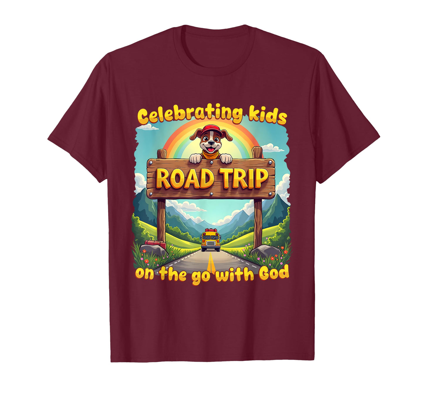 Kids On The Go Christian VBS 2025 Road Trip Celebrating T-Shirt