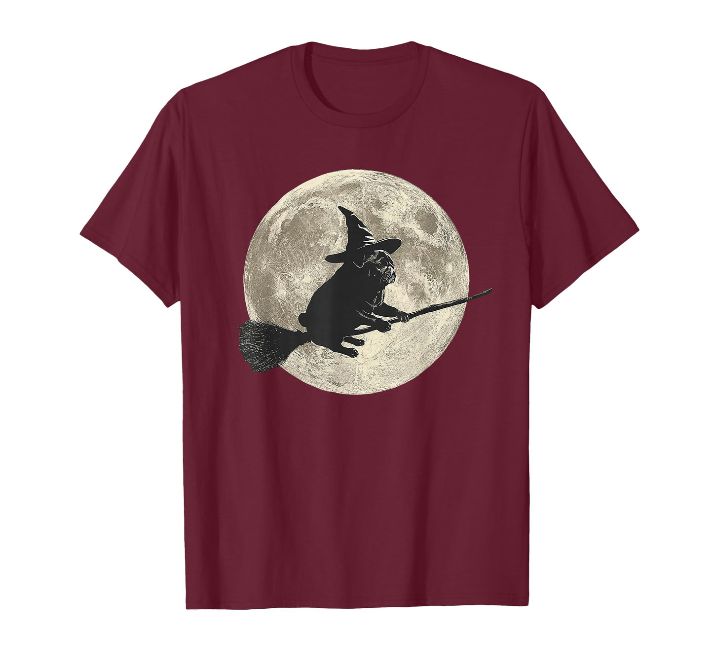 Halloween Pug Moon T-Shirt