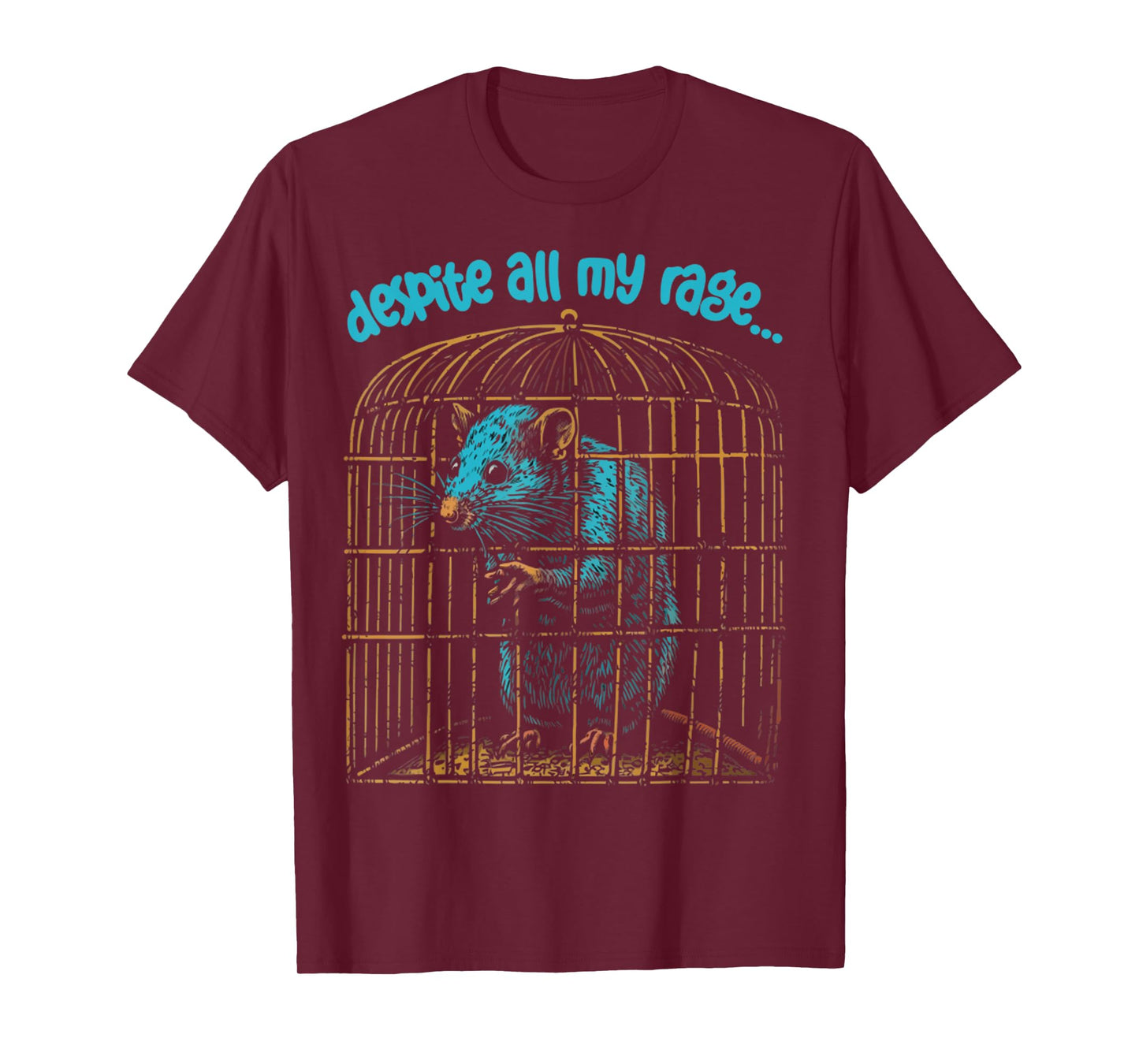 Vintage Despite All My Rage, I'm Still Just A Rat In A Cage T-Shirt