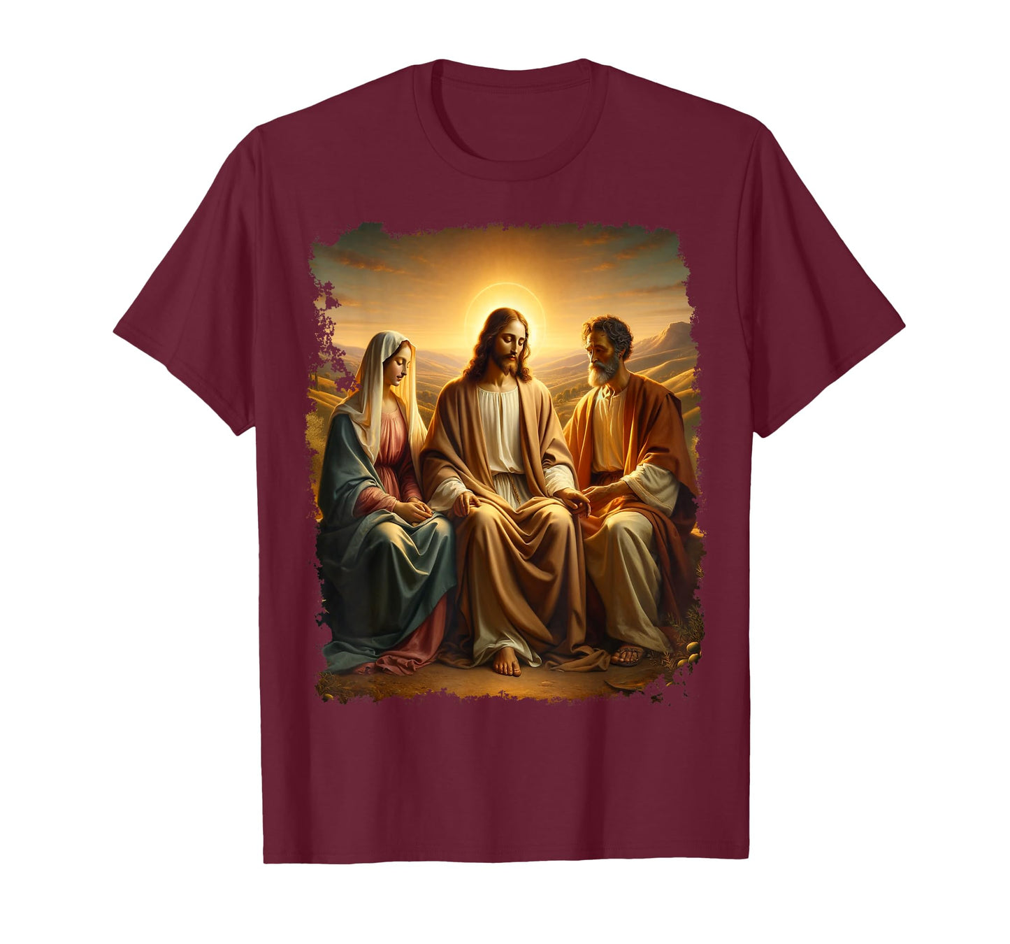 Jesus Christ Mary Joseph Christian T-Shirt