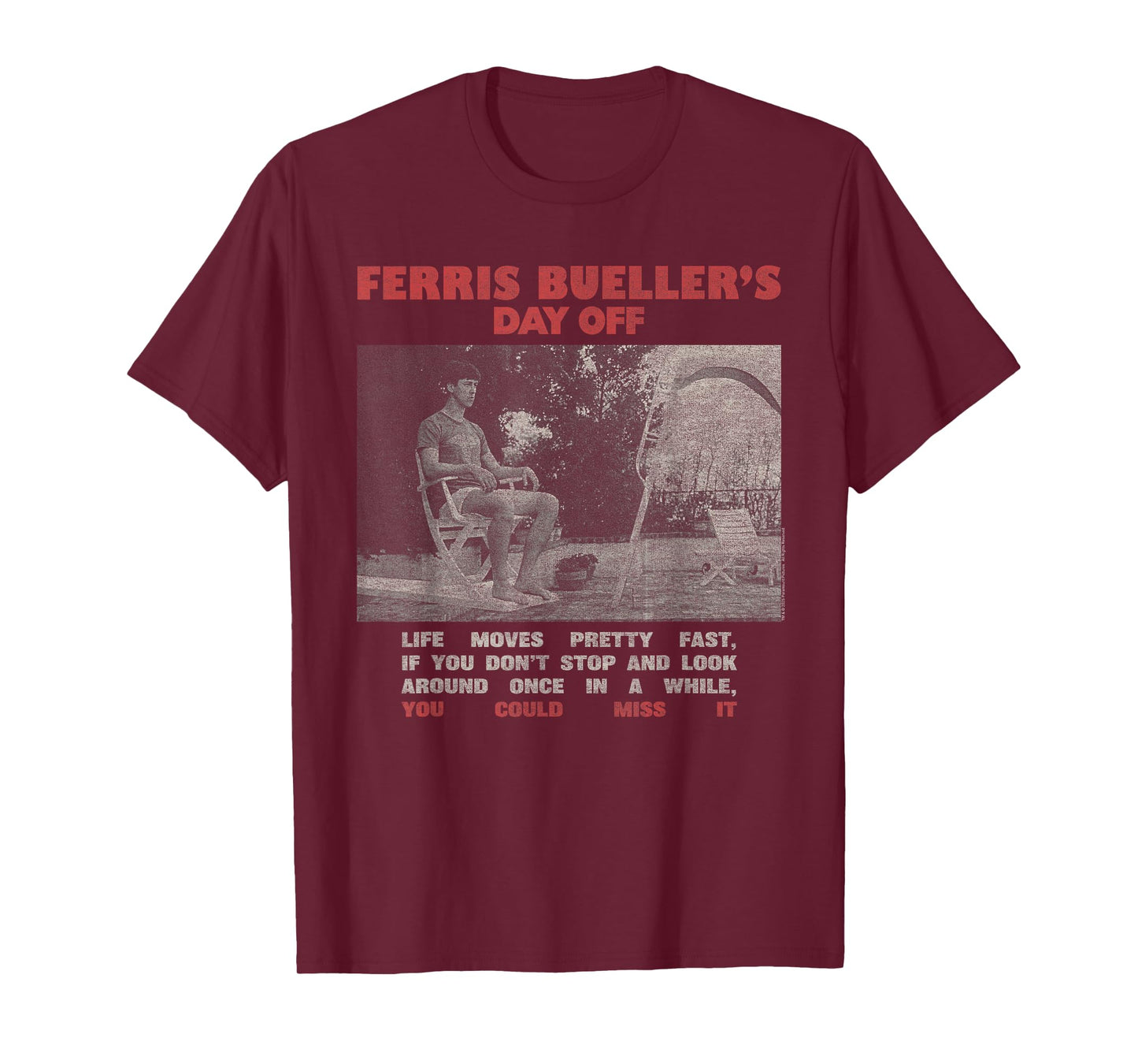 Ferris Bueller's Day Off Cameron You Could Miss It Movie T-Shirt