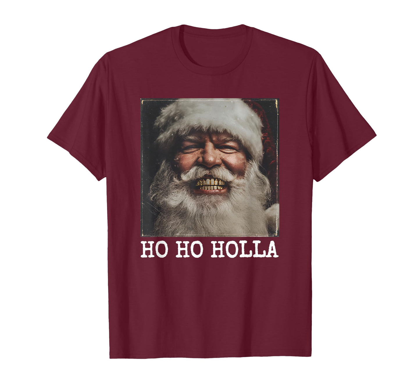 Hip Hop Christmas Gangster Santa T-Shirt