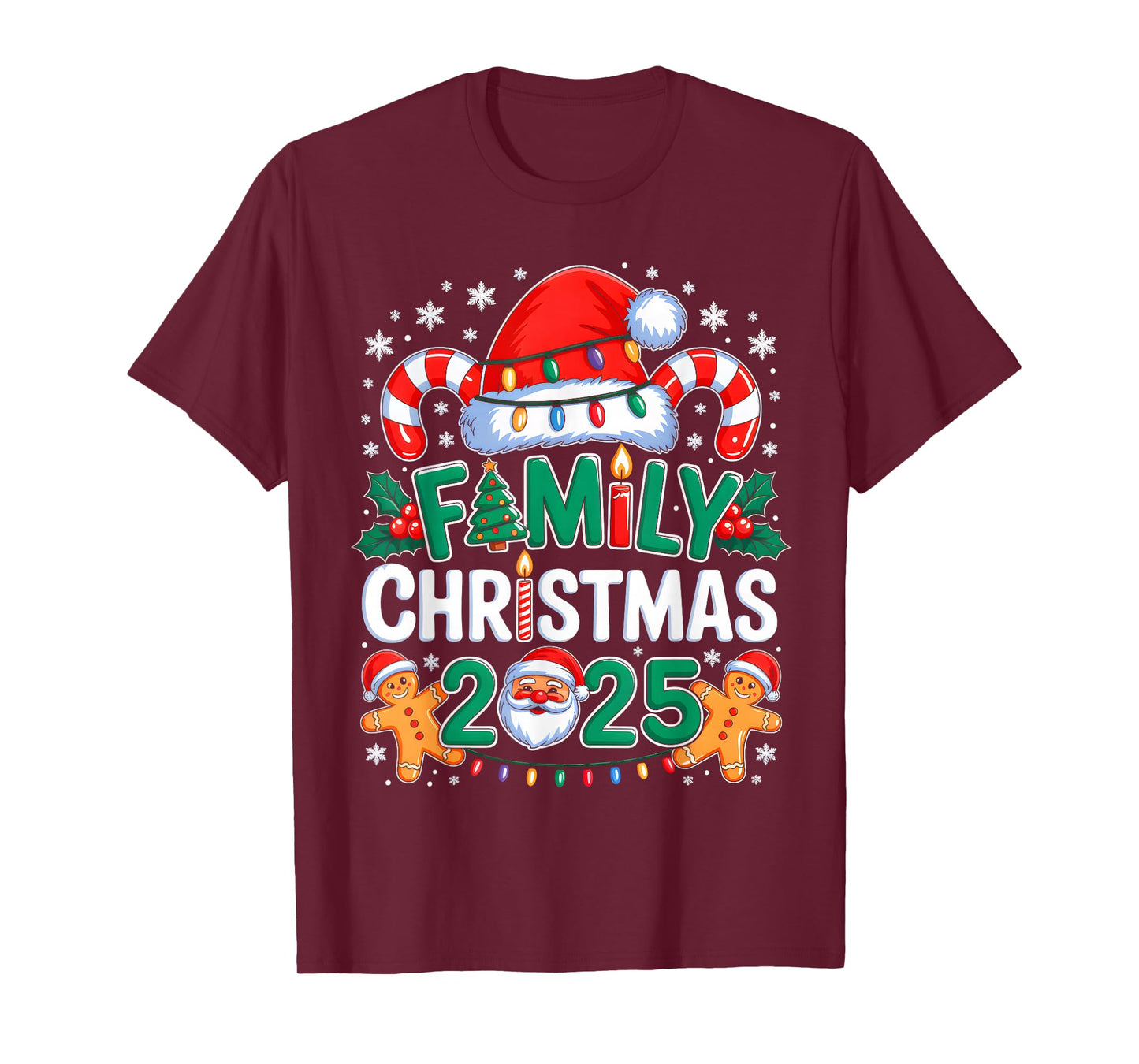 Christmas 2025 Family Matching Xmas Team Santa Squad 2025 T-Shirt