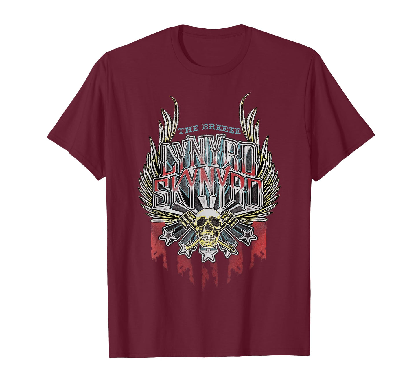 Lynyrd Skynyrd Breeze Logo Retro 70s Classic Rock Cool Biker T-Shirt