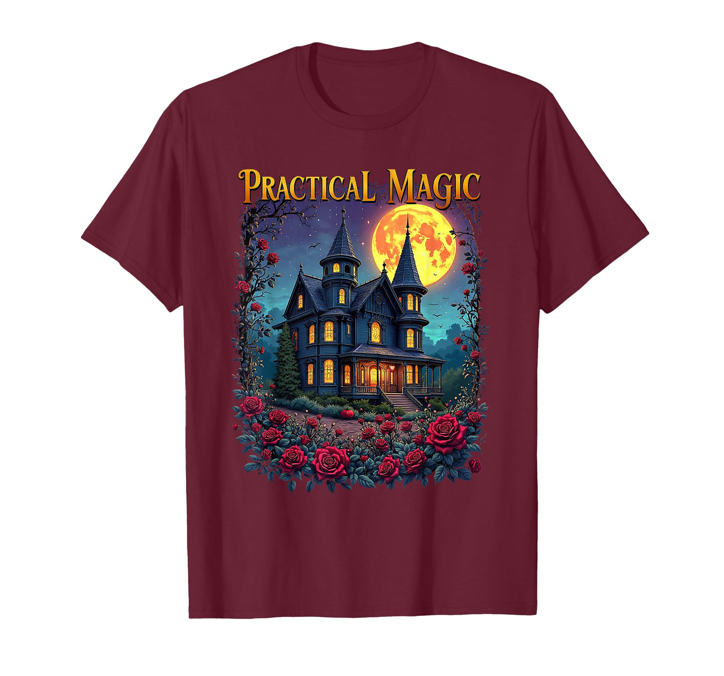 Practical Magic Witchy Halloween Love Vintage Witch Magic T-Shirt