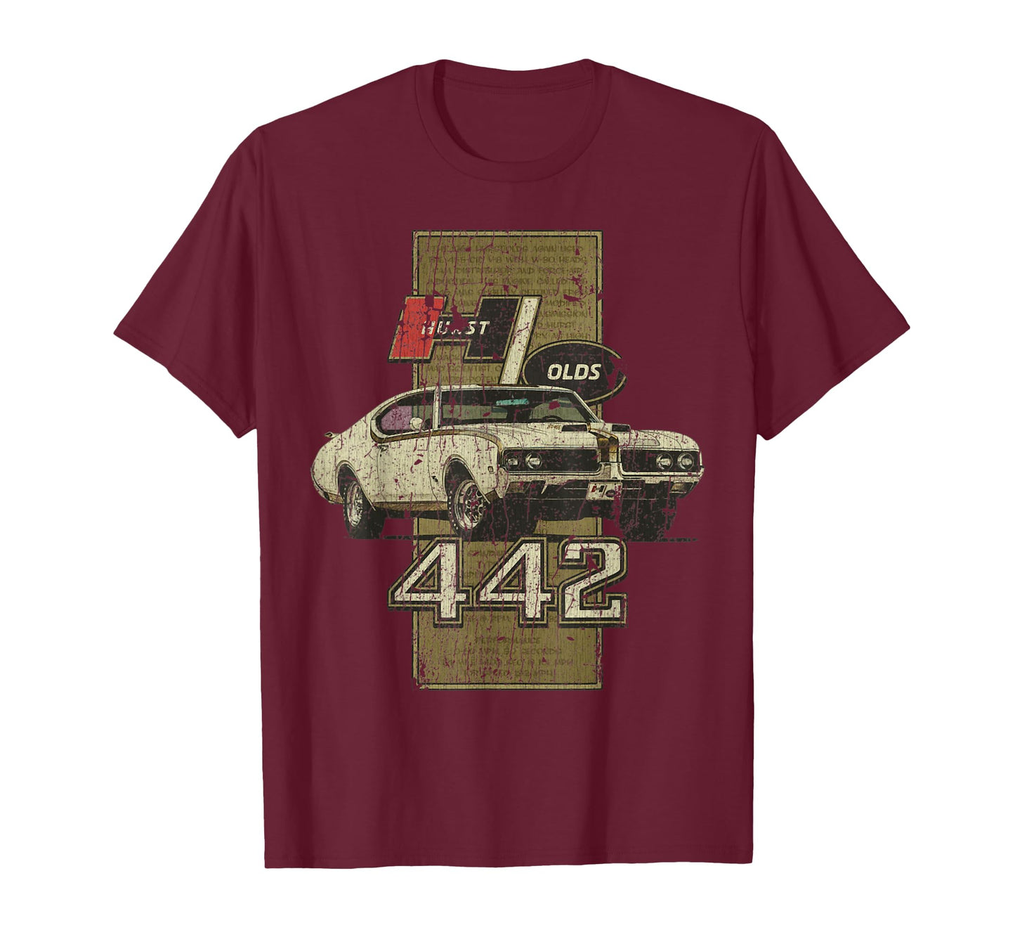 1969 69 olds 442 muscle car T-Shirt