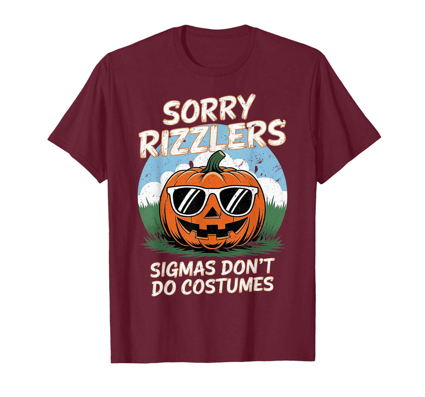 Skibidi Toilet Sigmas Don't Do Costumes Funny Halloween T-Shirt