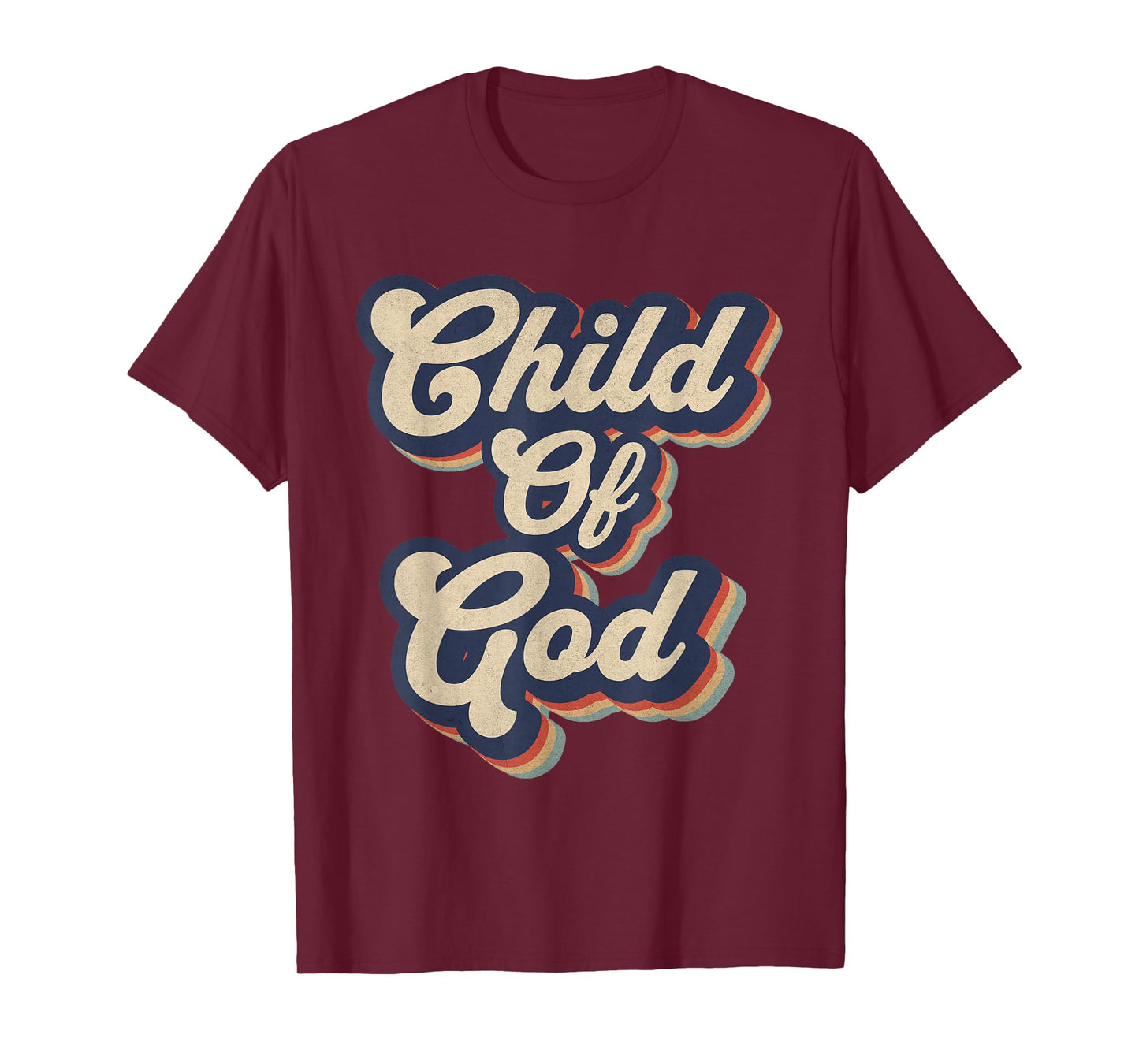 Child Of God Retro Religious Christian Design T-Shirt
