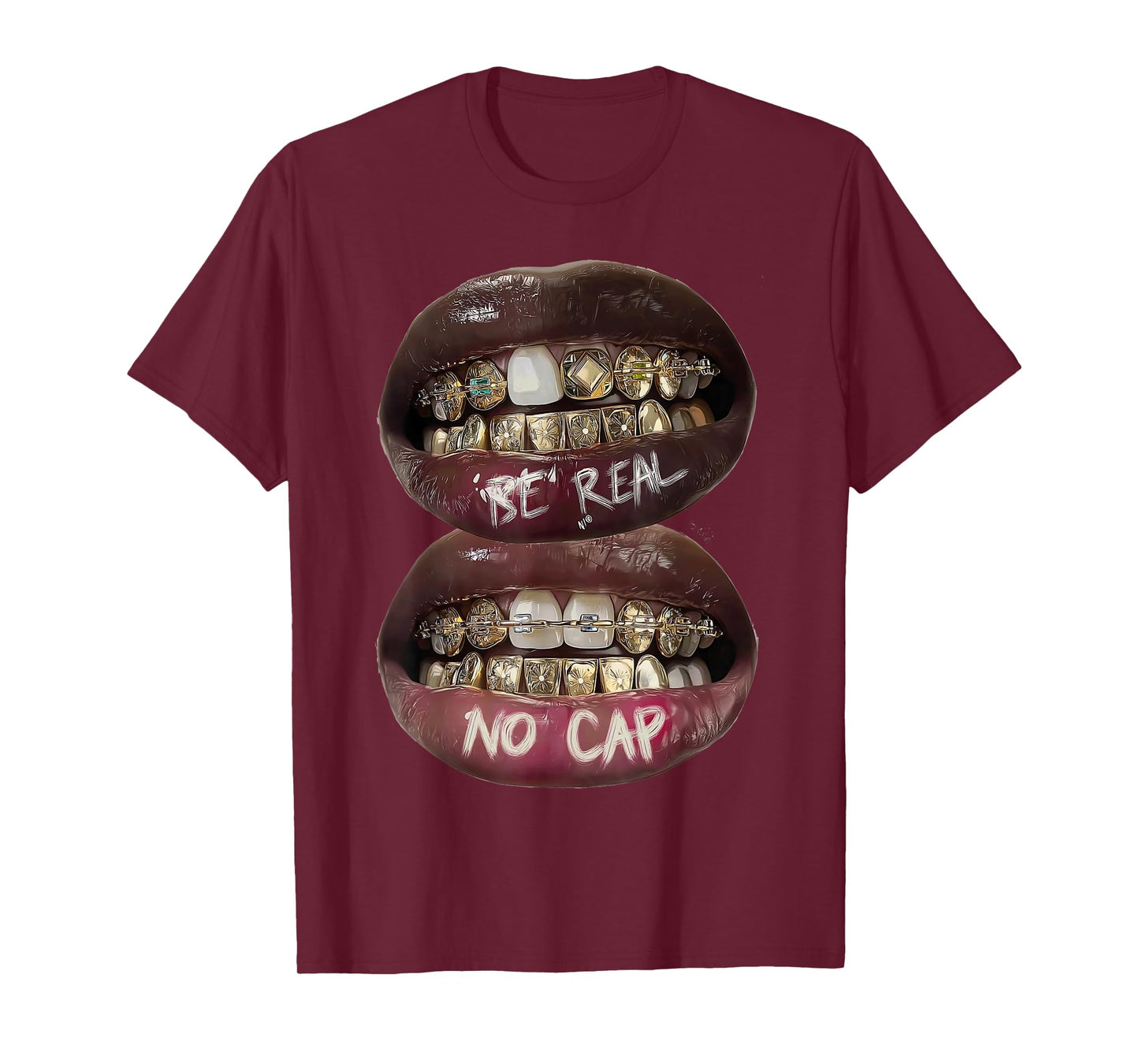 Women's Lips Print Graphic Y2K 2000s Vintage Summer Tops T-Shirt