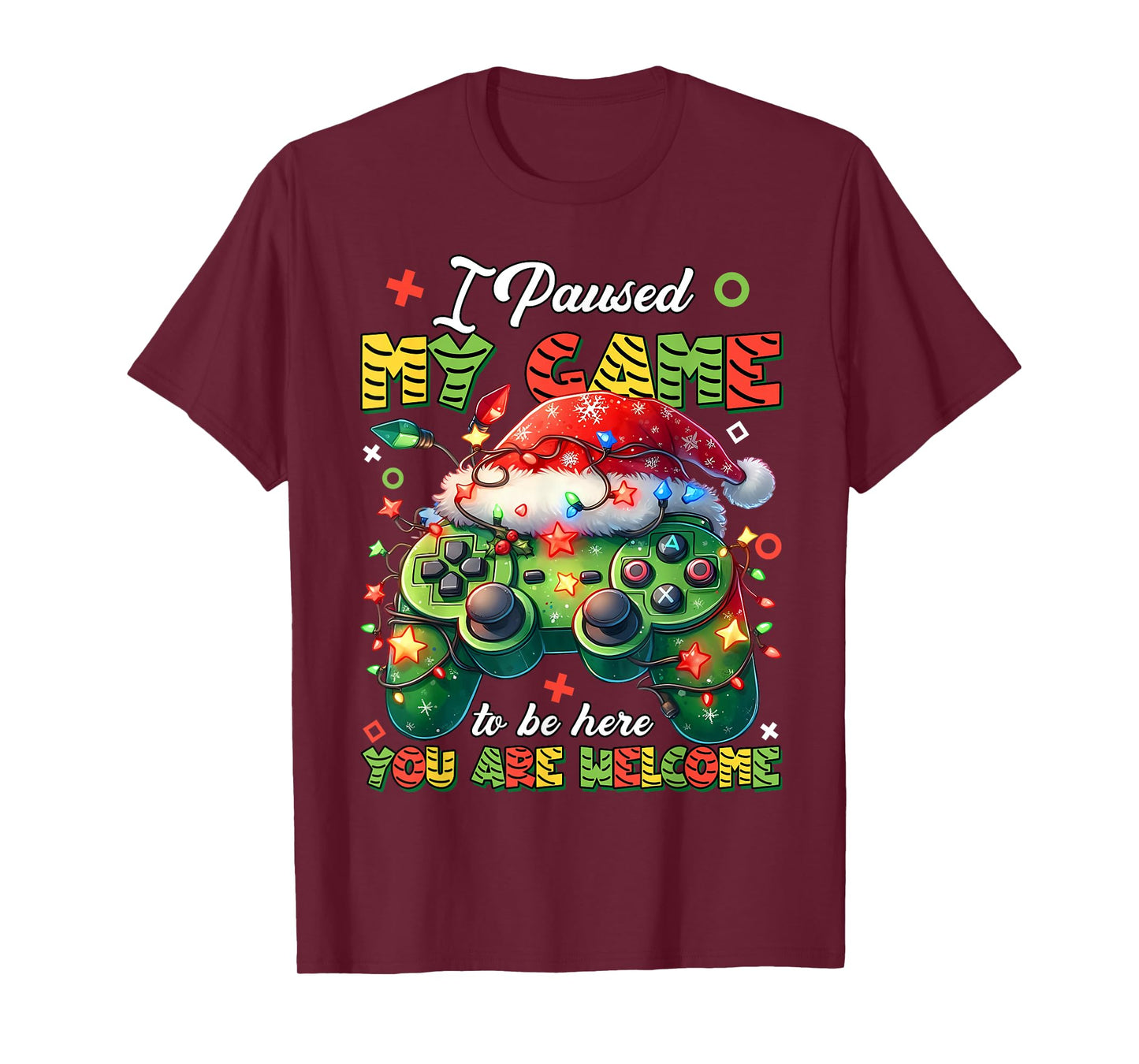 Cute Ghost Christmas Santa Spooky Women Men Girl Boy T-Shirt