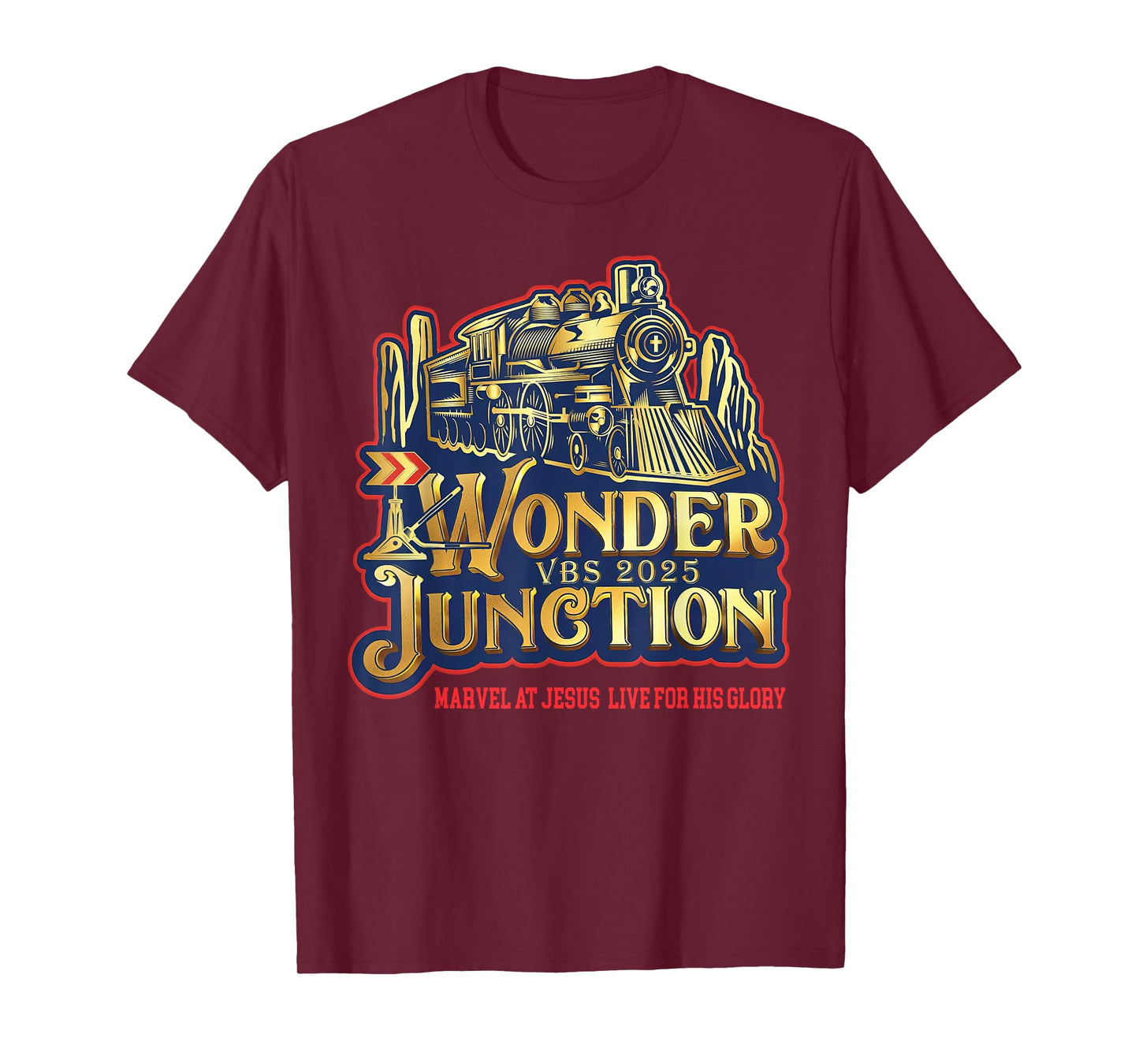 Vintage VBS 2025 Vacation Bible School VBS Team Women Men T-Shirt