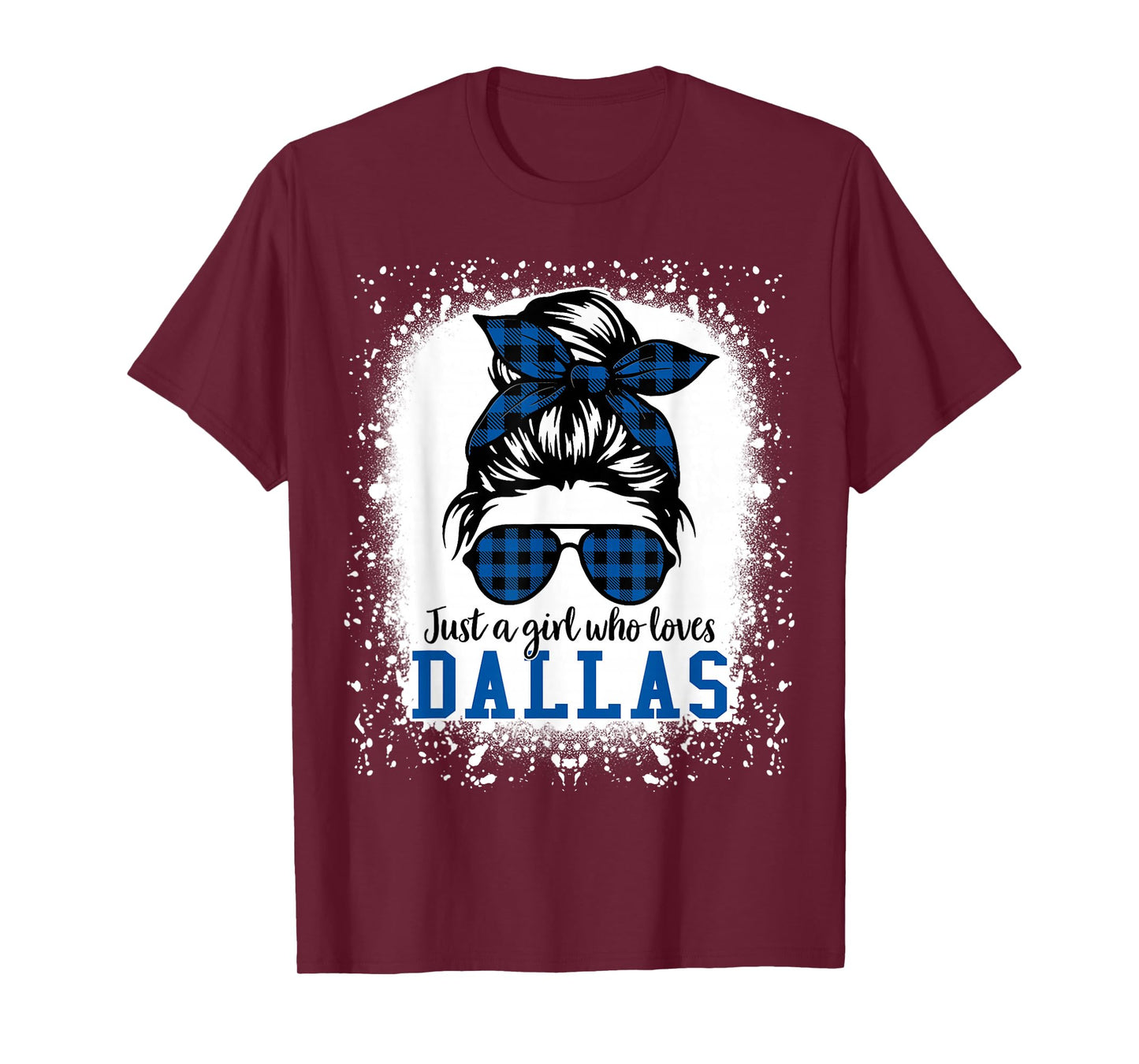 Just a Girl Who Loves Dallas, Dallas Women Girls Moms Kids T-Shirt