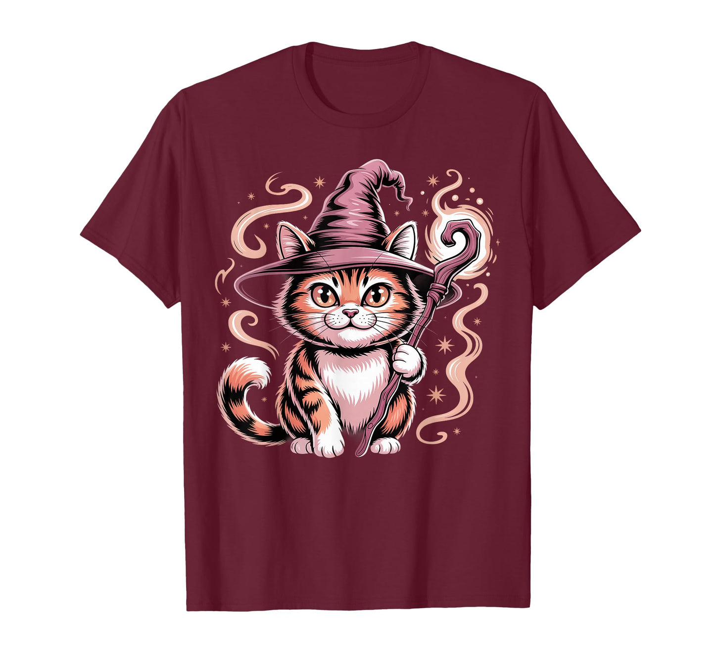 Wizard Cat Weird Funny Halloween Meme T-Shirt