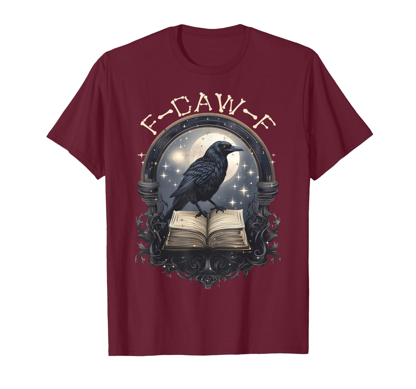Funny F Caw F Raven Bird Saying Graphic T-Shirt