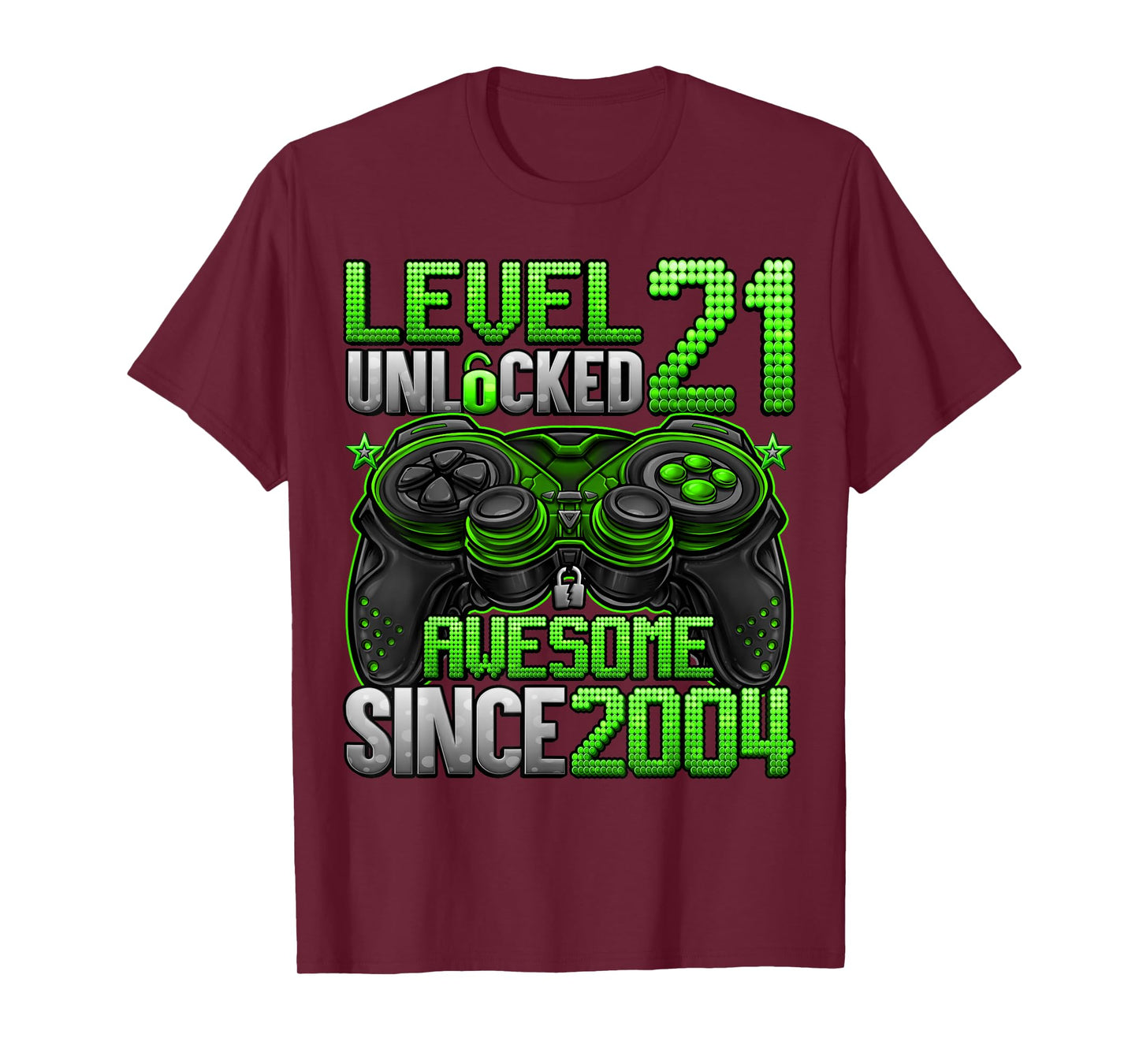 Level 21 Unlocked 21 Year Old Gifts Boys 21st Birthday Boy T-Shirt
