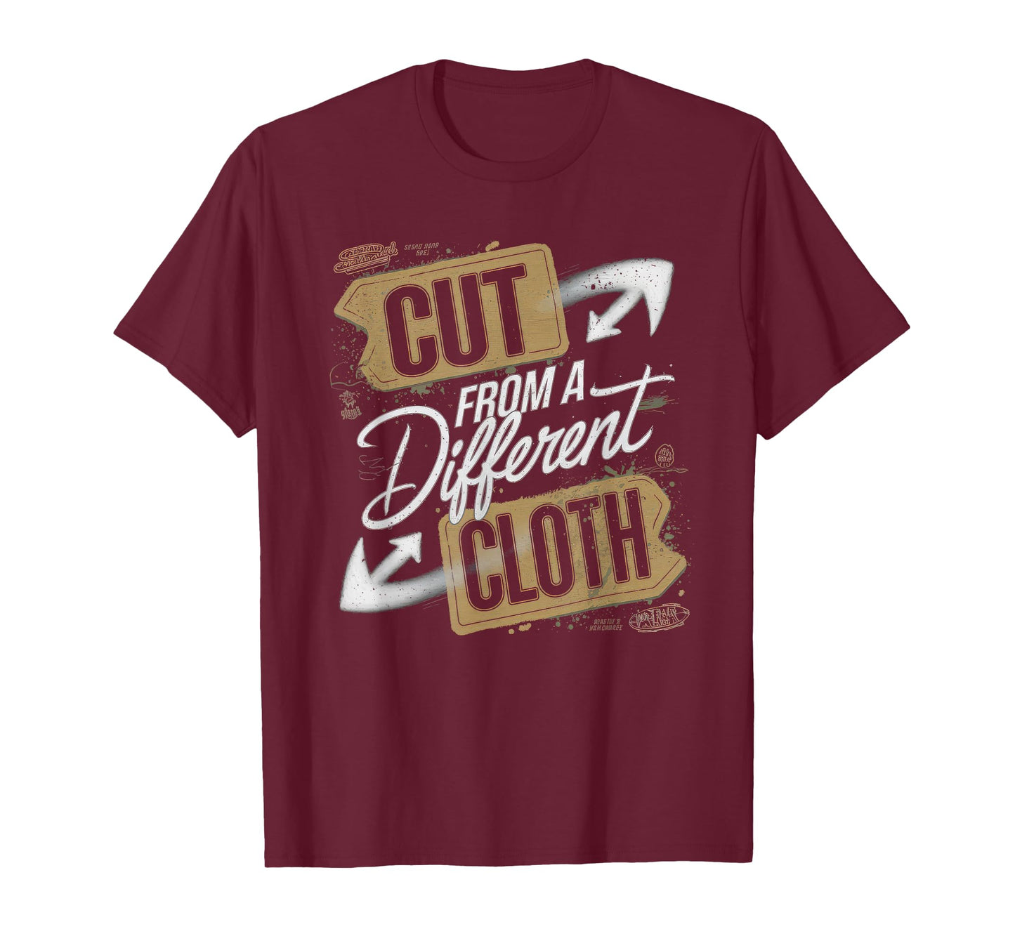 Cut From A Different Cloth Tshirt Men Women Urban Hip Hop T-Shirt