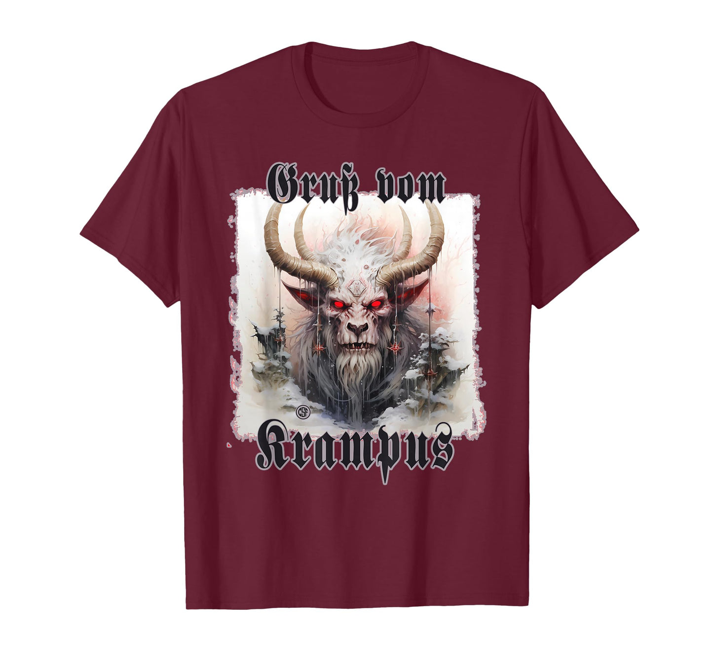 Greeting from Krampus Christmas Legend Figure T-Shirt