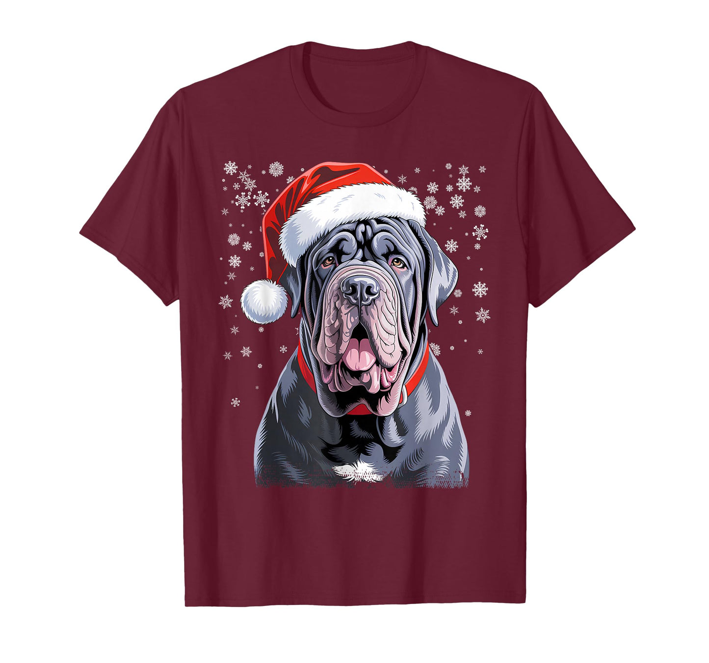 Funny German Boxer Santa Christmas Dogs T-Shirt