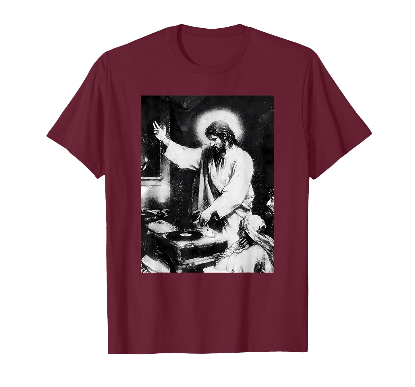 Vintage DJ Jesus Christ Lord - Salvation Sound Music Graphic T-Shirt