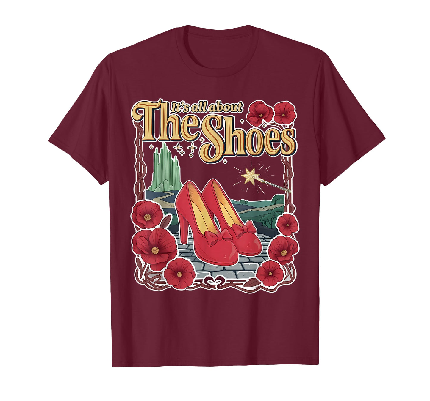 Coquette About The Shoes, Cute Halloween, Witch Legs Tees T-Shirt
