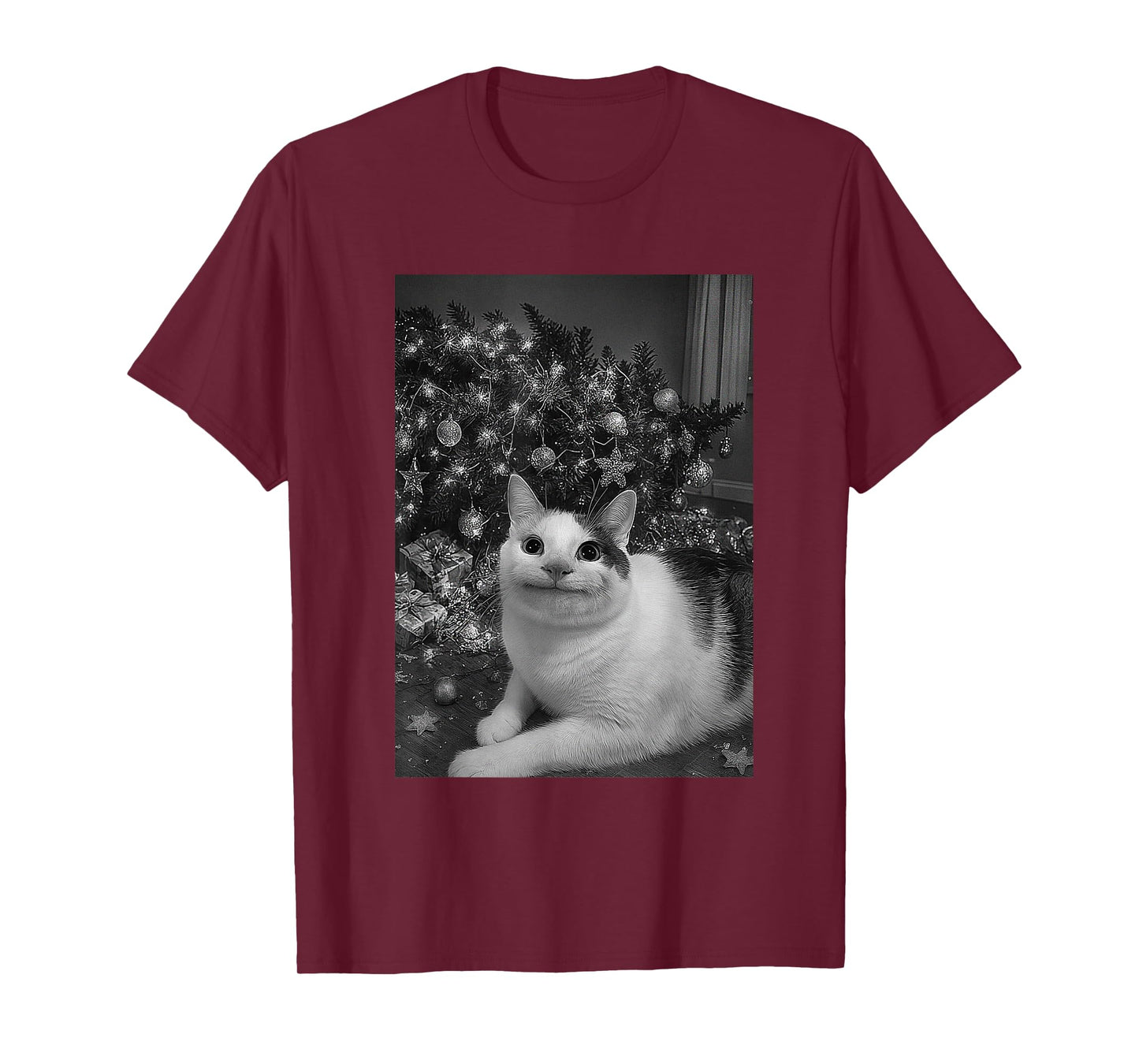 Cat Taking A Selfie Xmas Tree Ornament Christmas Holiday T-Shirt