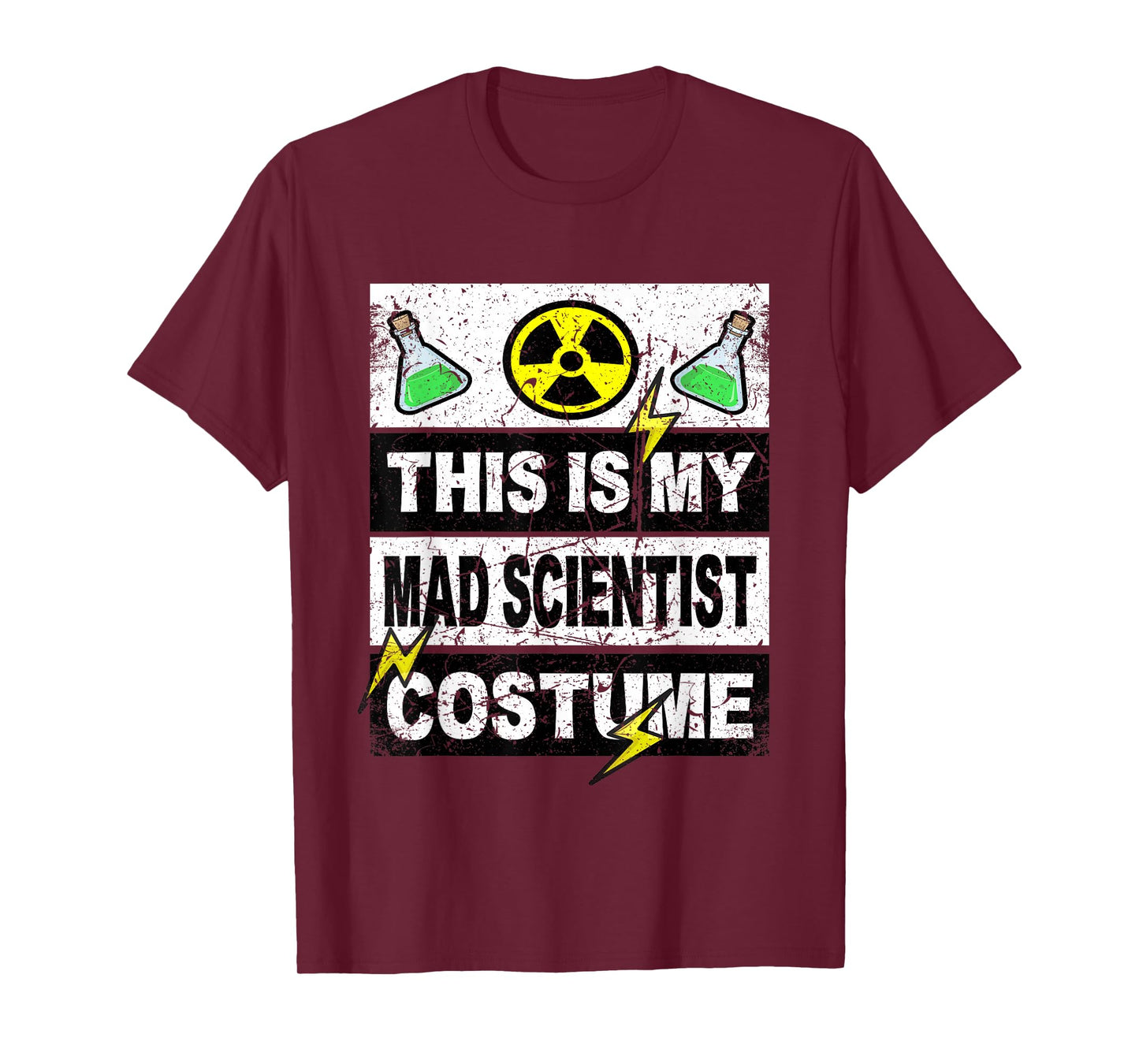 Retro This Is My Mad Scientist Costume Kids Adult Youth T-Shirt