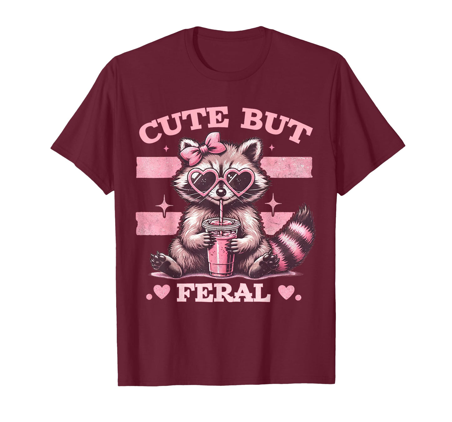 Raccoon Cute But Feral Toddler Funny Animal Gifts vintage T-Shirt
