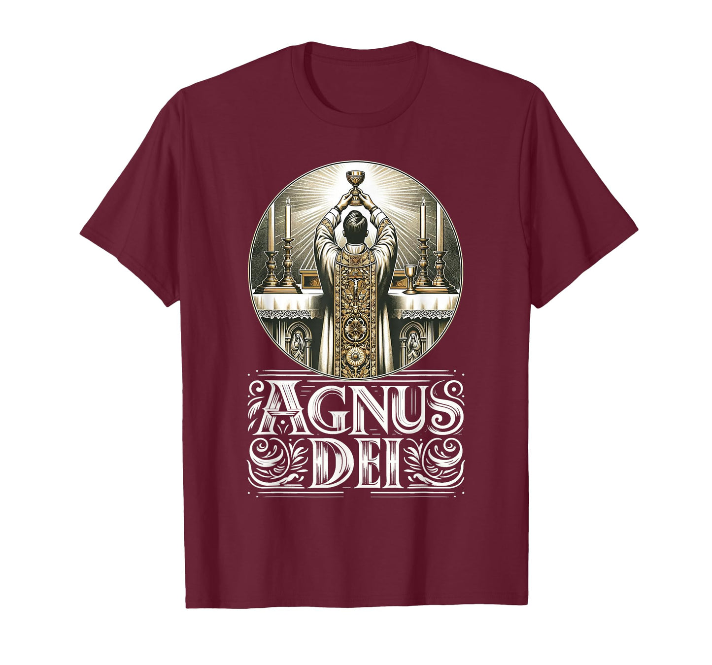 Eucharistic Consecration Traditional Latin Mass Catholic T-Shirt