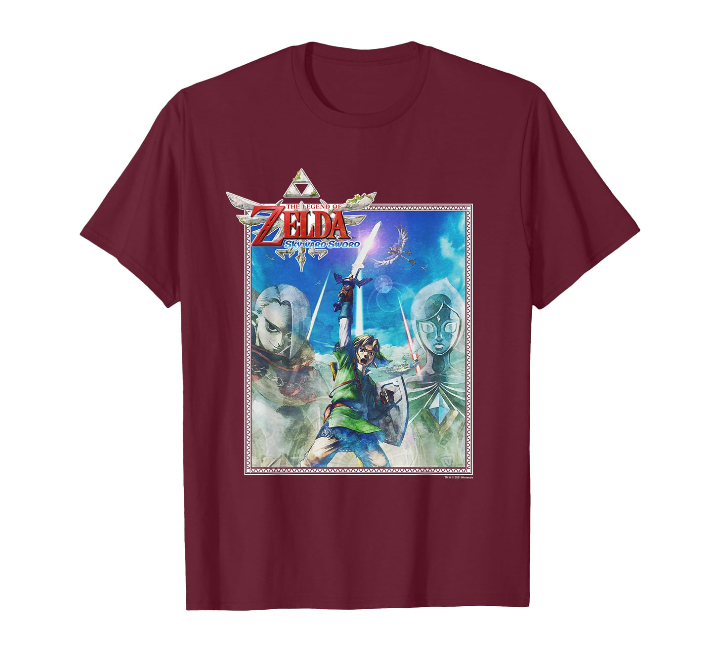 The Legend of Zelda The Skyward Sword Hyrule Poster T-Shirt