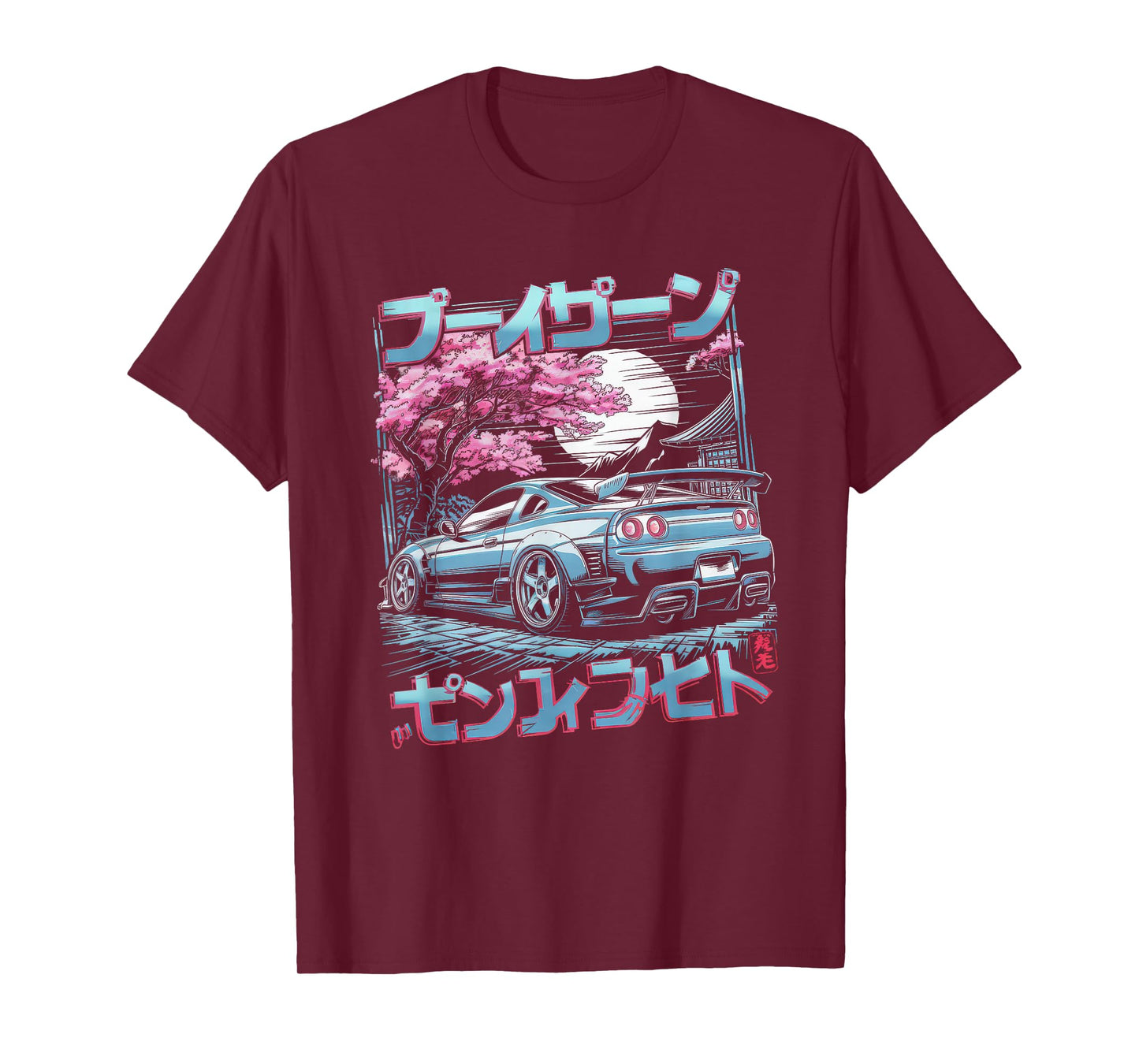 Japanese Car Tshirt Men JDM Japan Street Racing Streetwear T-Shirt