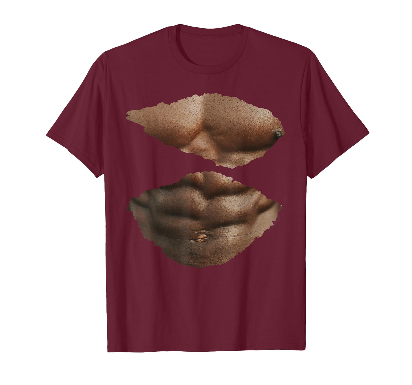 Mens Fakes Ab Muscles funny halloween muscle costume Gift T-Shirt