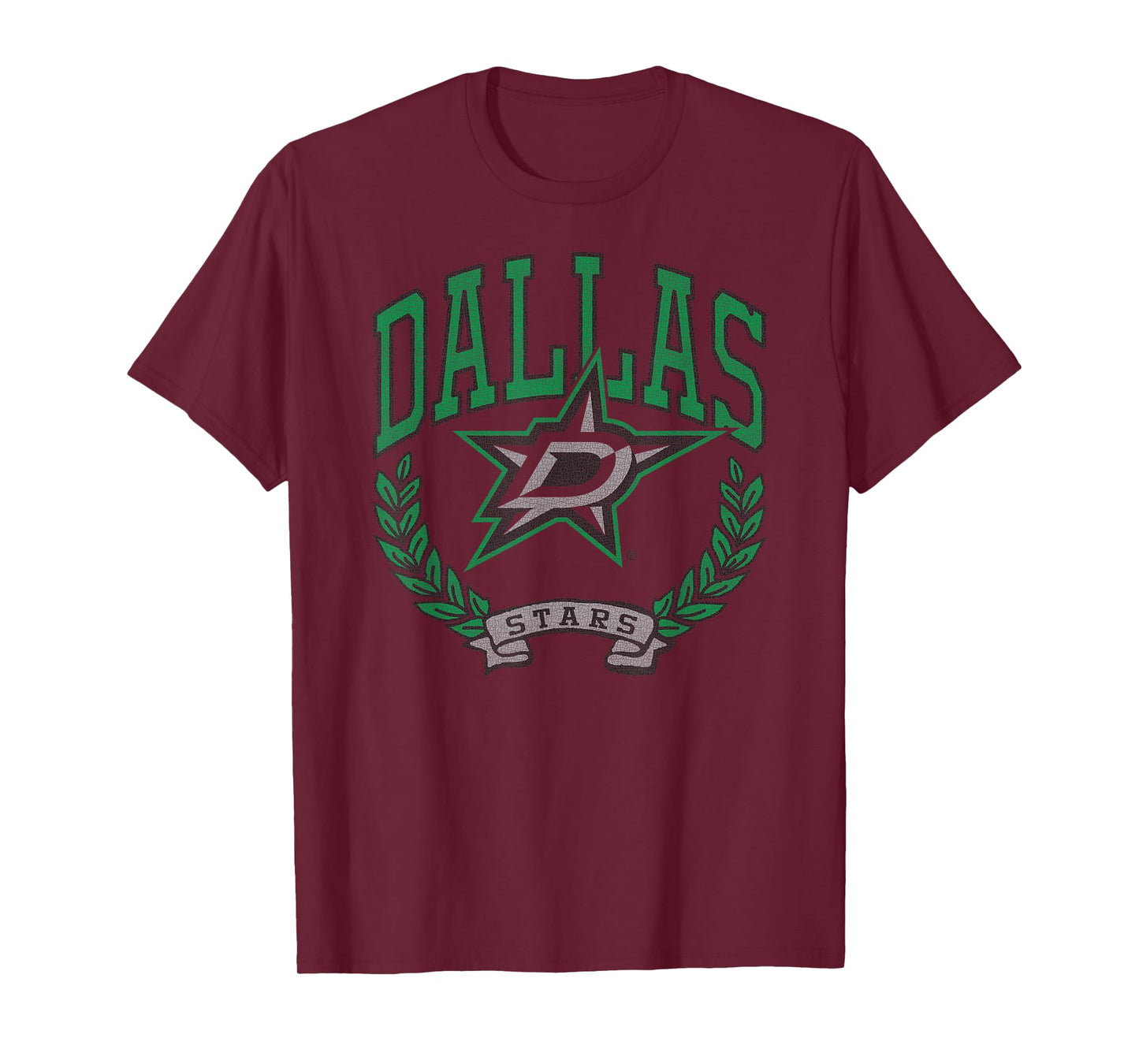 Dallas Stars Vintage Victory White Officially Licensed T-Shirt