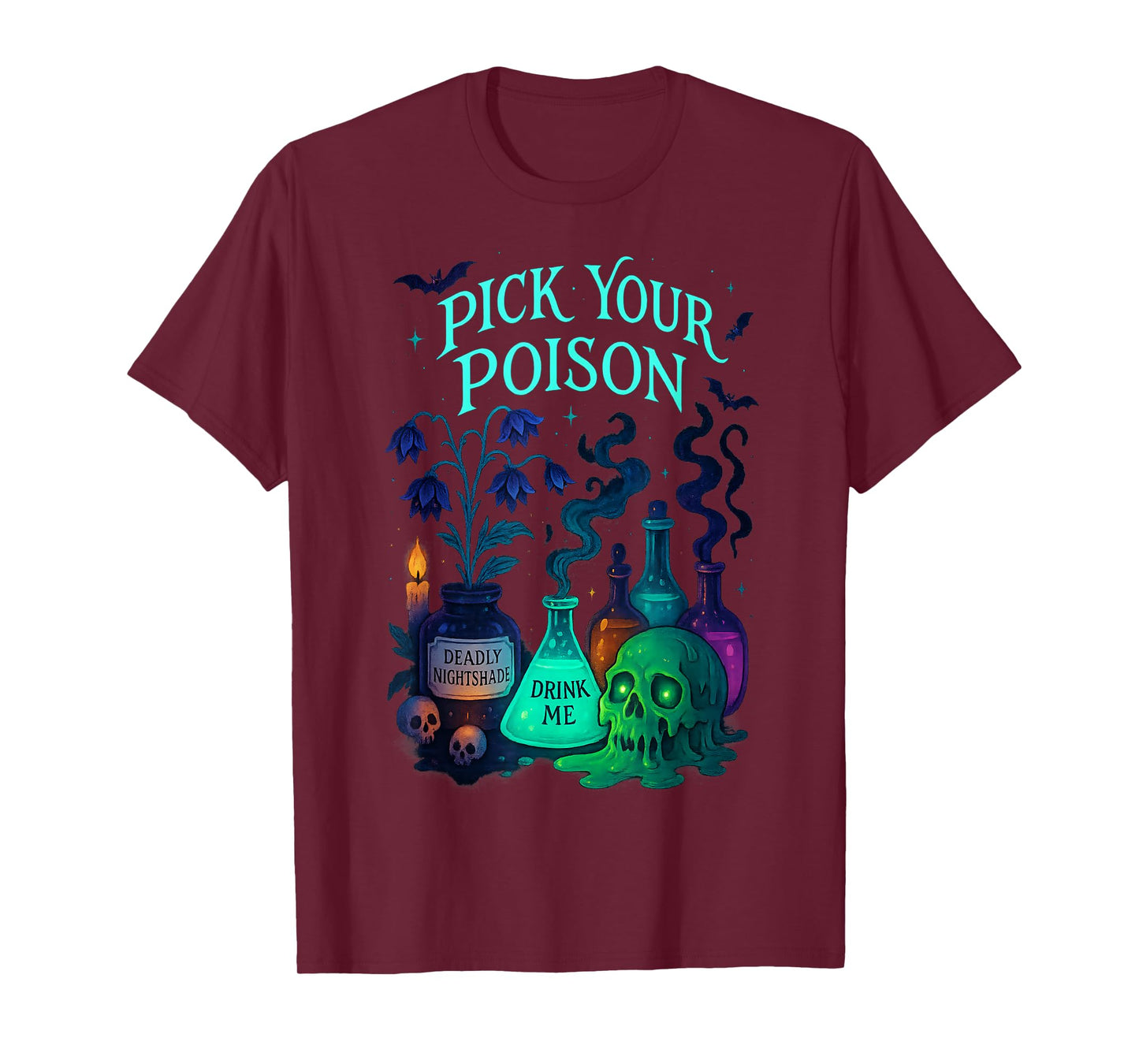 Pick Your Poison Vintage Princess Halloween T-Shirt