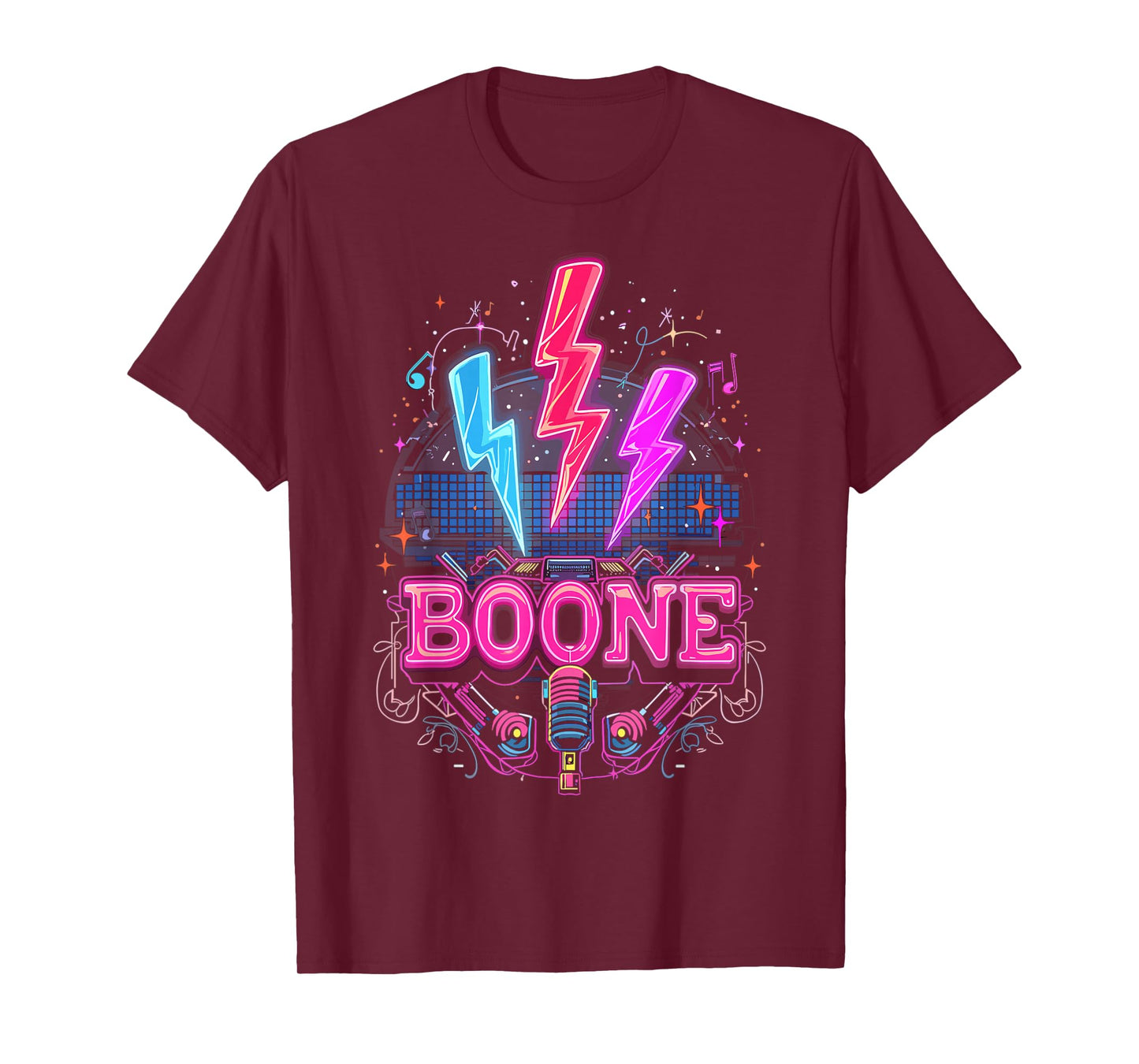 Boone Family Name I Love Boone Personalized Vintage T-Shirt