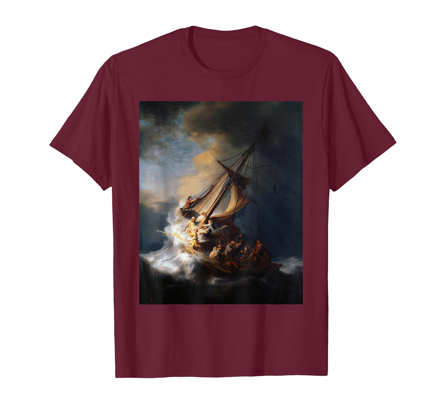 Rembrandt Christ in the Storm at the Sea of Galilee T-Shirt